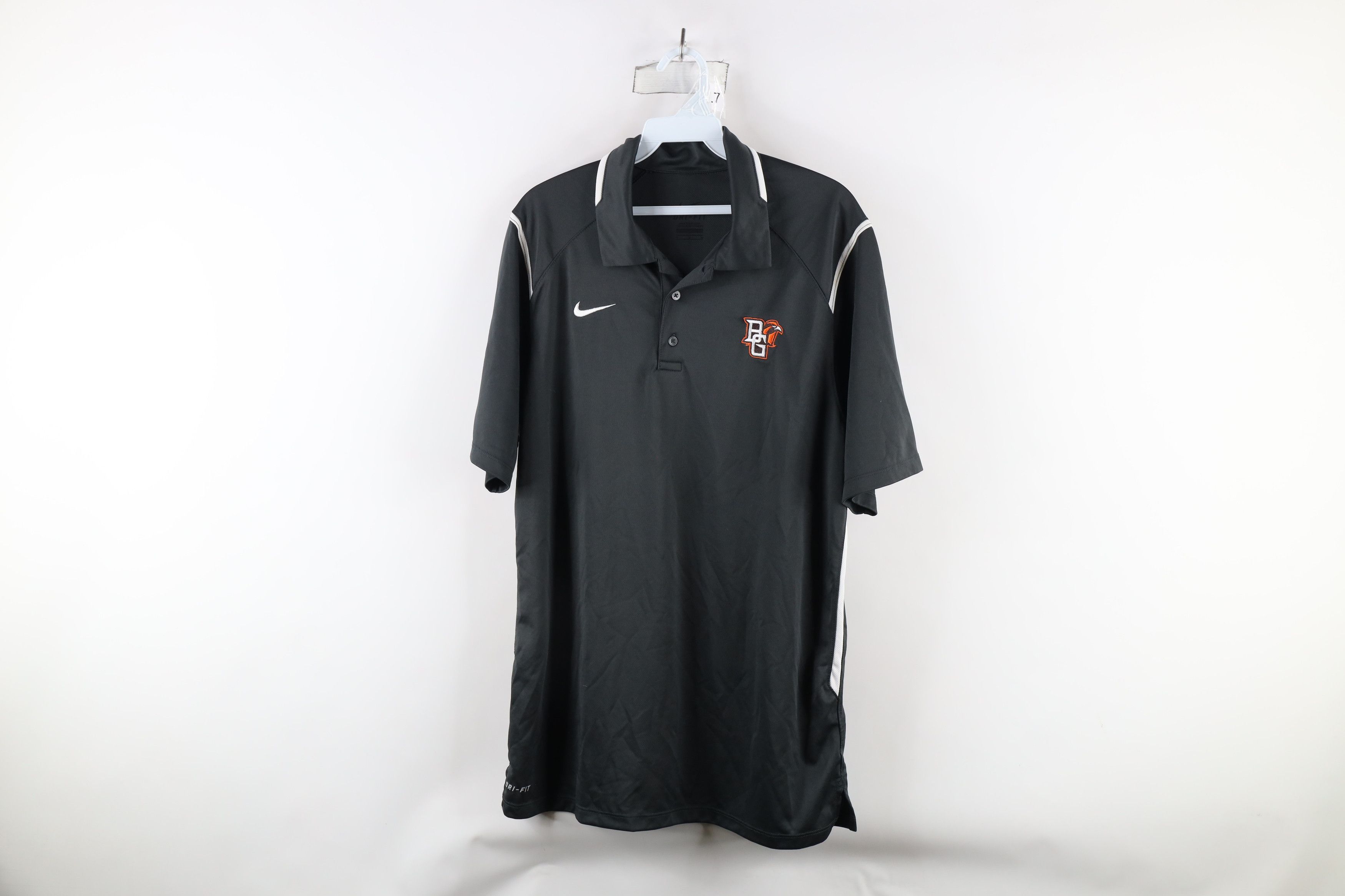 Nike × Vintage Nike Bowling Green State University Football Polo Gray Size US M / EU 48-50 / 2 - 1 Thumbnail