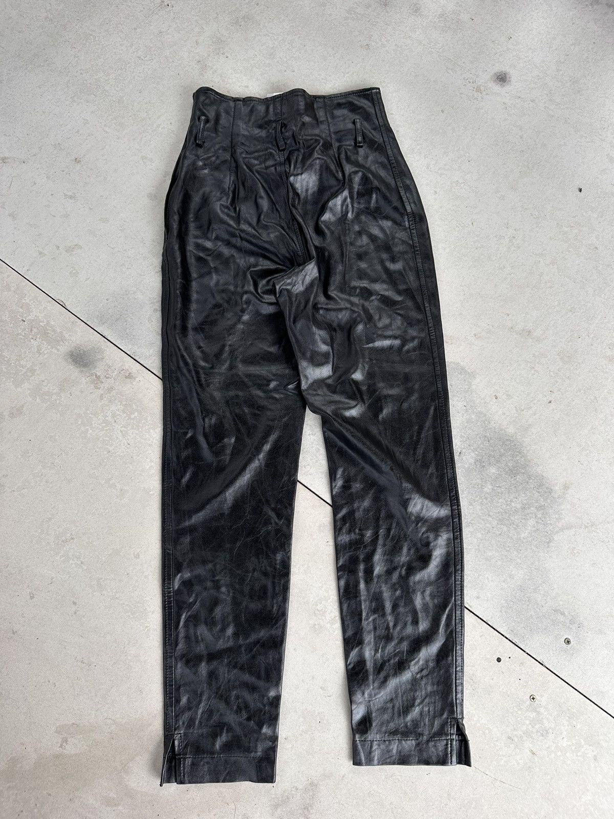 Comme des Garcons × Junya Watanabe × Vintage AD1991 100% Polyurethane Legging Size 27" / US 4 / IT 40 - 7 Thumbnail
