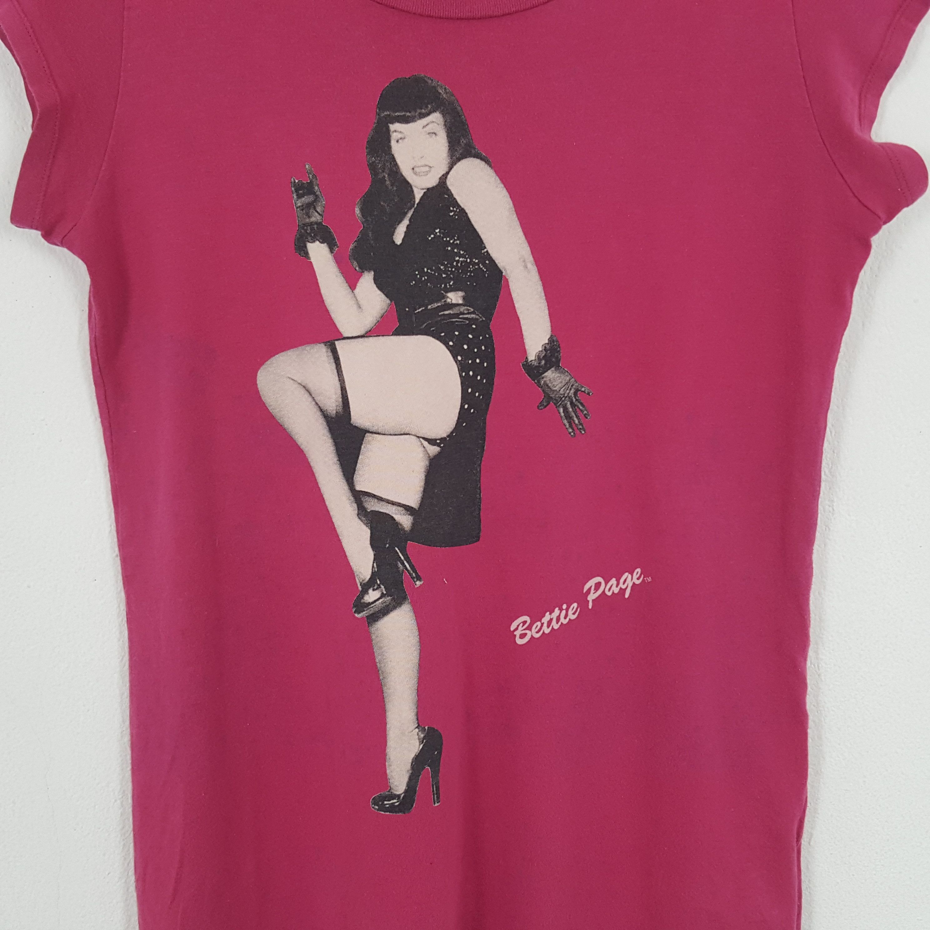 Hysteric Glamour × Japanese Brand × Vintage Vintage Hysteric Glamour Japanese Brand Bettie page Tshirt Size US S / EU 44-46 / 1 - 2 Thumbnail
