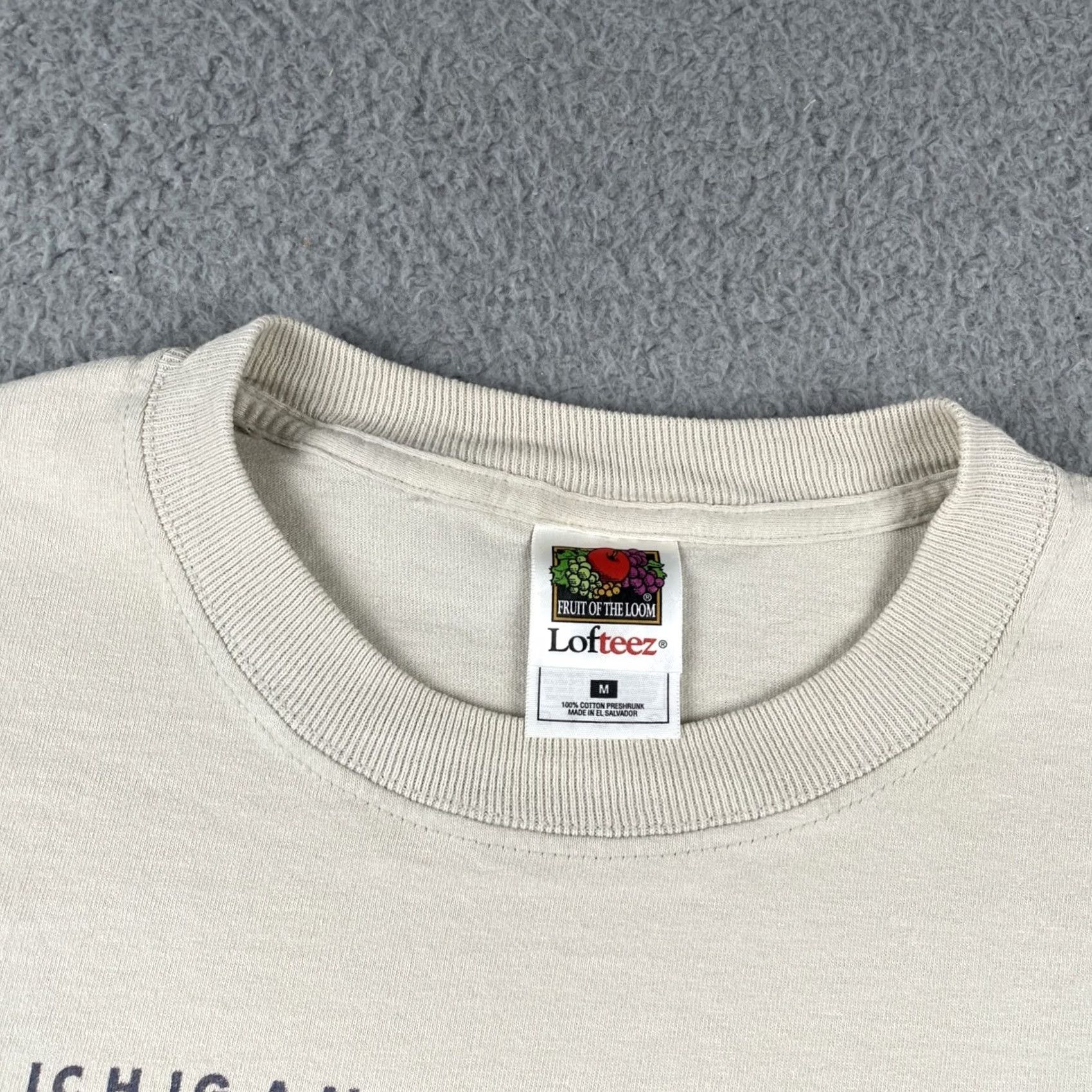 Fruit Of The Loom VINTAGE Michigan Fly Fishing Club Midwest Fly Fishing Expo March 2000 Medium Tee Shirt Mens Gray 90s Fishing Camping Nature Family Fruit of the Loom Size US M / EU 48-50 / 2 - 5 Thumbnail