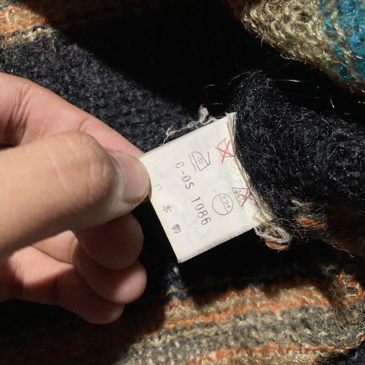 Japanese Brand 2000s Chamois Navajo Motif Mohair Wool Knit Vest Black Size US L / EU 52-54 / 3 - 11 Thumbnail