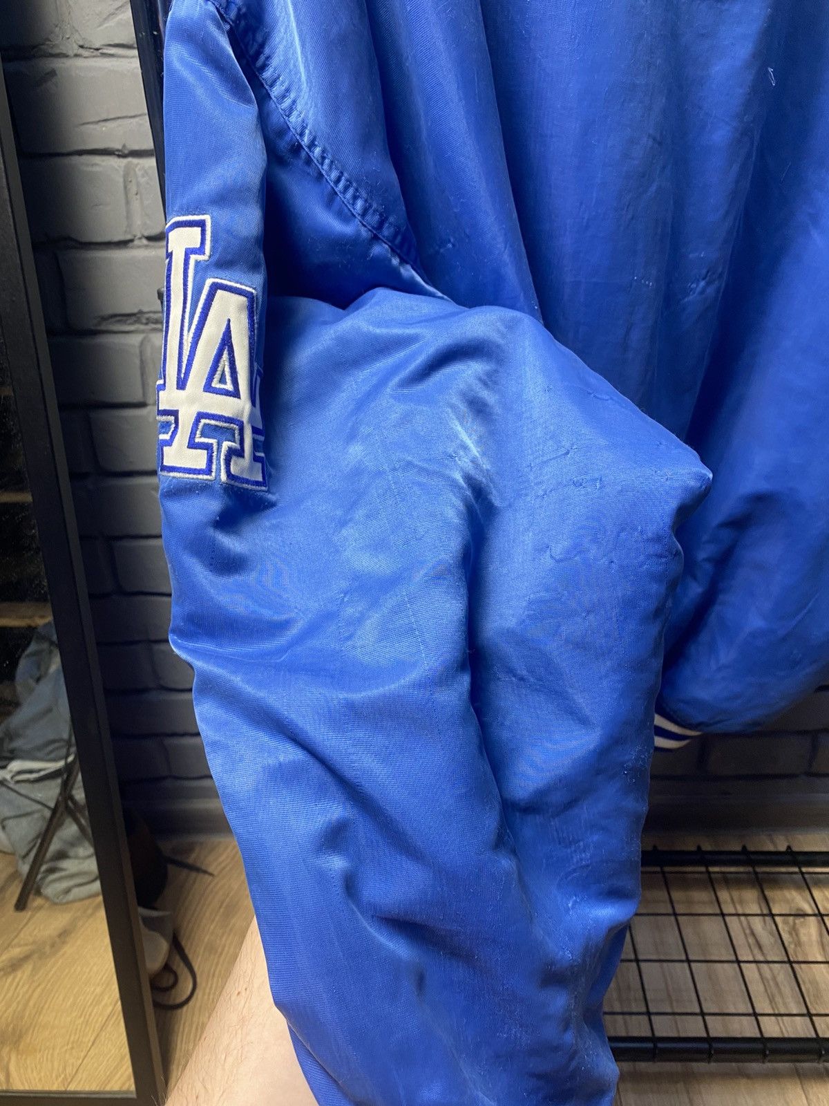 Starter Vintage LA Dodgers Diamond Collection Satin Starter sz XXXL Size US XXL / EU 58 / 5 - 7 Thumbnail