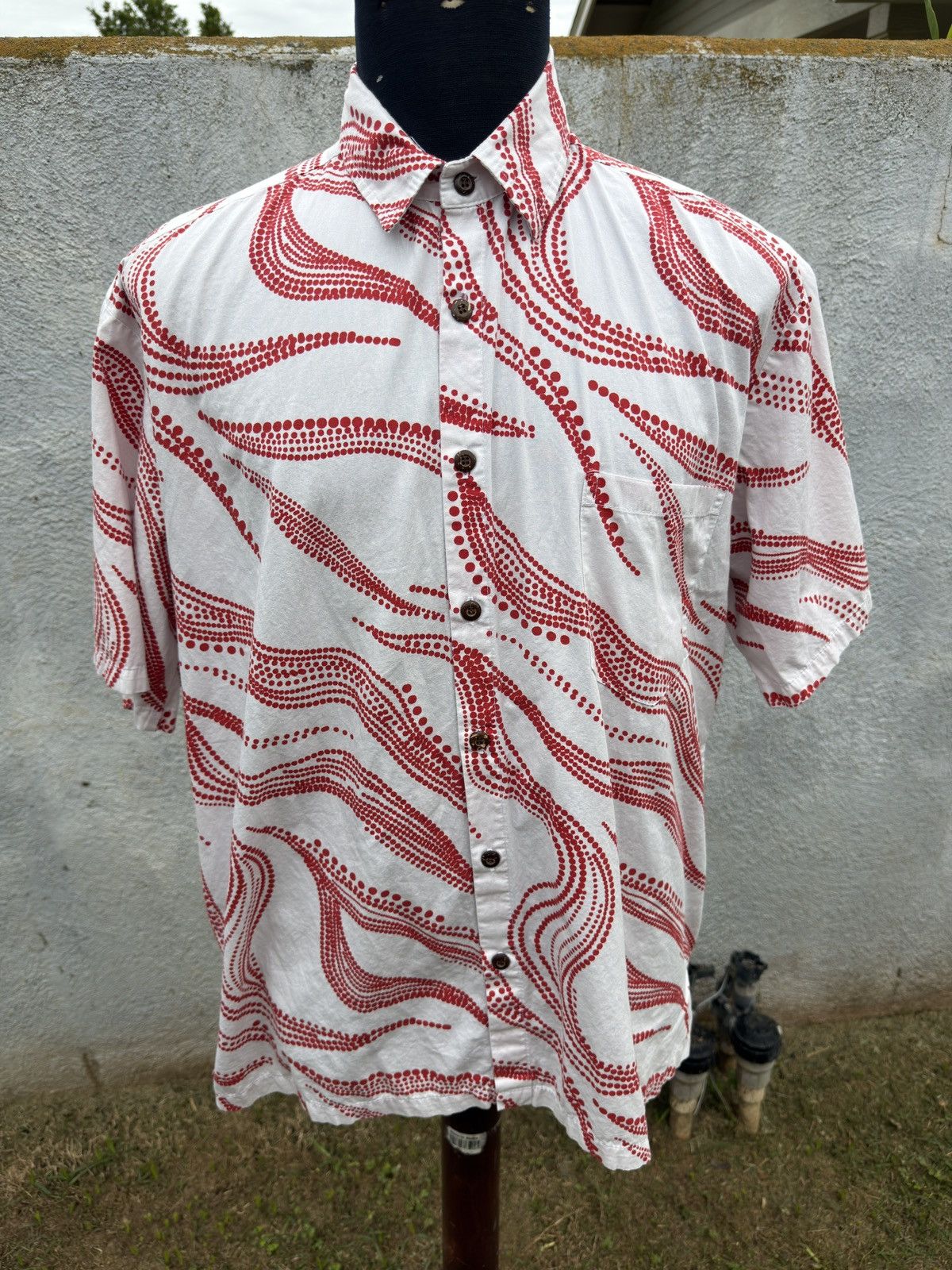 Other PreOwned Lex Breezy Hawaiian Shirt White/Red Men's L Size US L / EU 52-54 / 3 - 1 Thumbnail