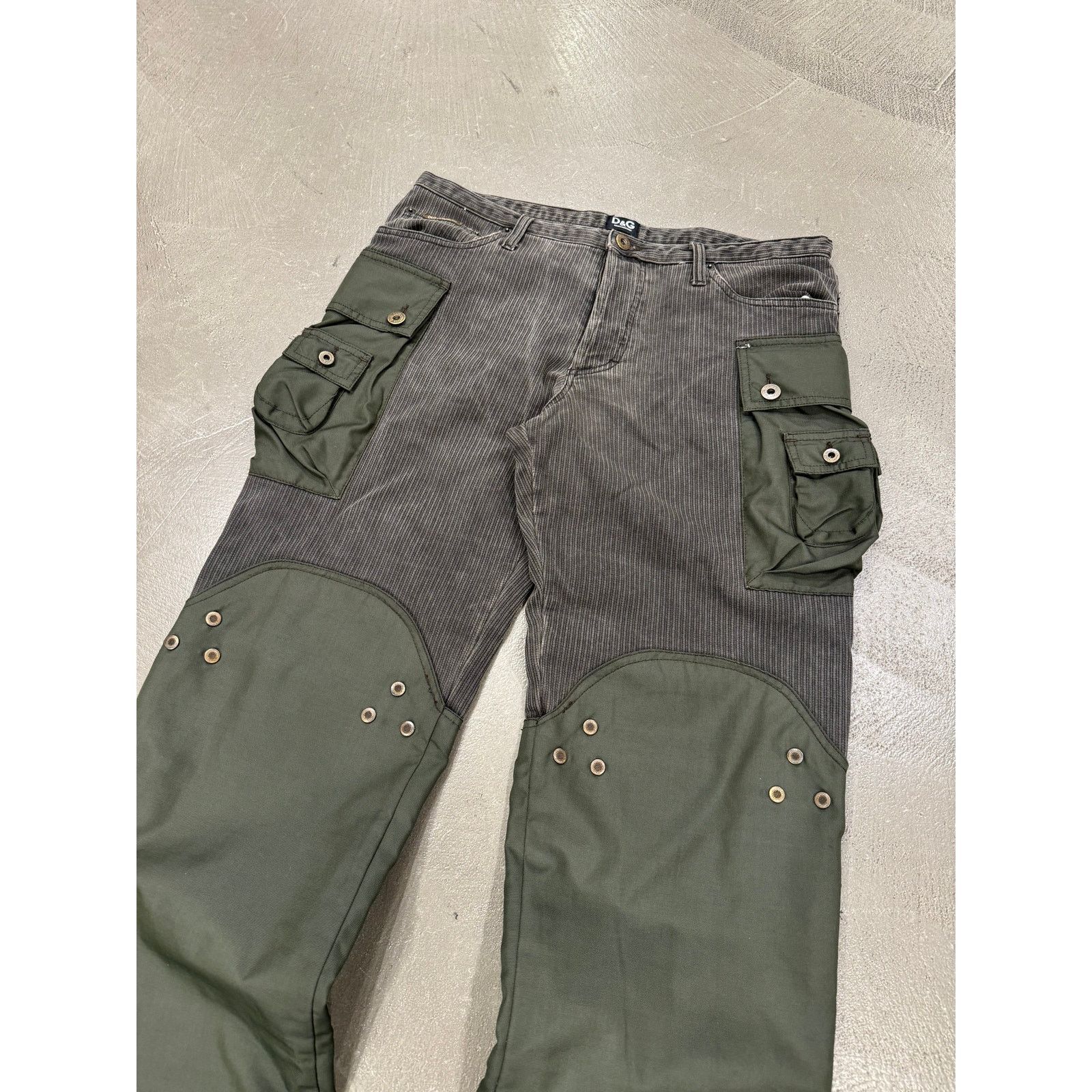 Dolce & Gabbana A/W2004 Dolce & Gabbana double layer hybrid cargo pants Size US 33 - 4 Thumbnail