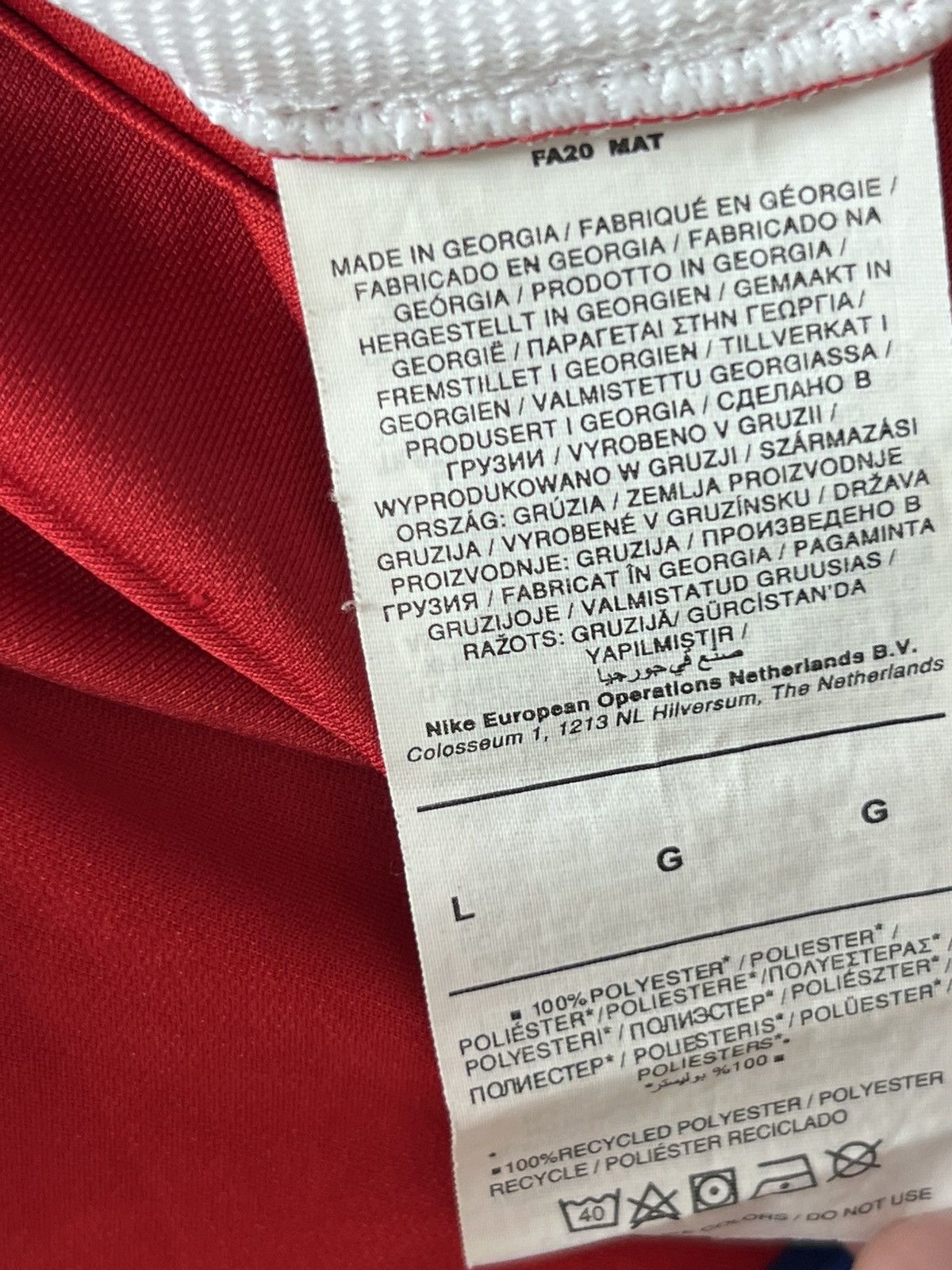 Nike 2020/21 Nike Liverpool FC Home Soccer Jersey Men’s Red Sz L Size US L / EU 52-54 / 3 - 10 Thumbnail