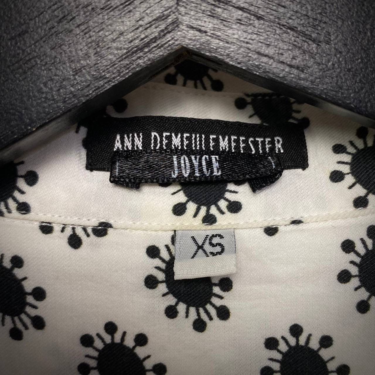 Ann Demeulemeester Bacteria shirt rare viscose cotton S-M Size 48S - 5 Thumbnail