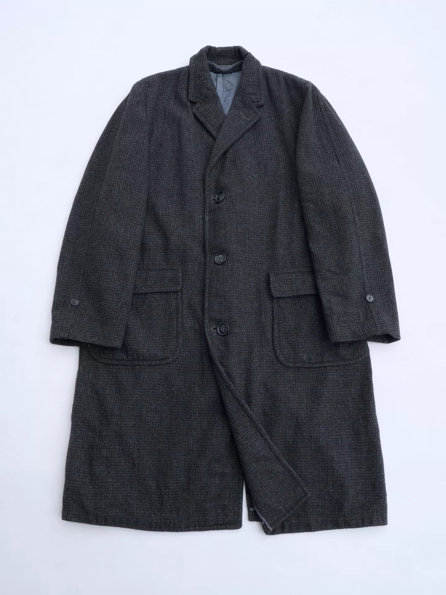 Other Great Dane 50s Relaxed Wool Red Plaid Chesterfield Coat Size US M / EU 48-50 / 2 - 8 Thumbnail