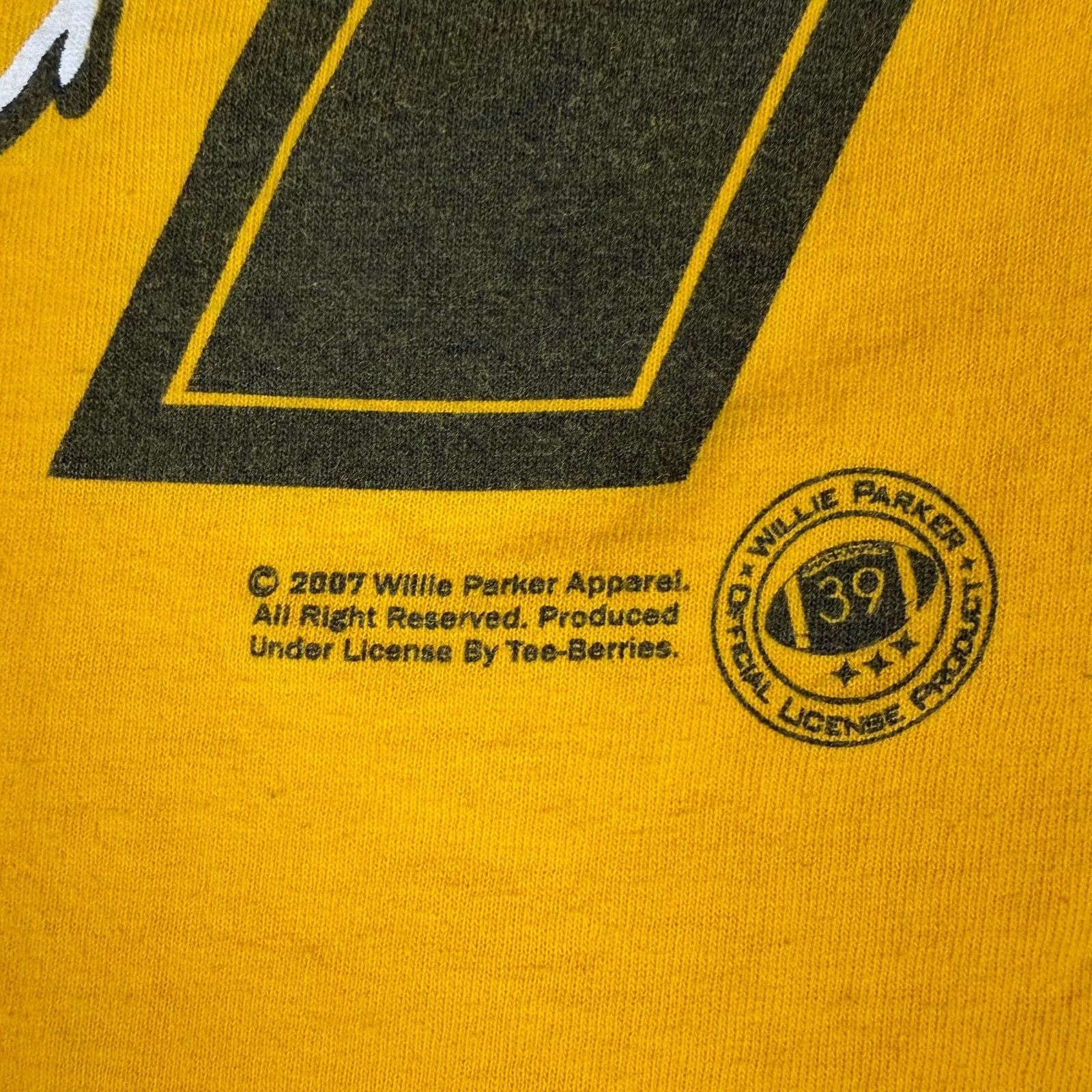 Fruit Of The Loom Y2K Pittsburgh Steelers Willie Parker T-Shirt - Large Size US L / EU 52-54 / 3 - 3 Thumbnail