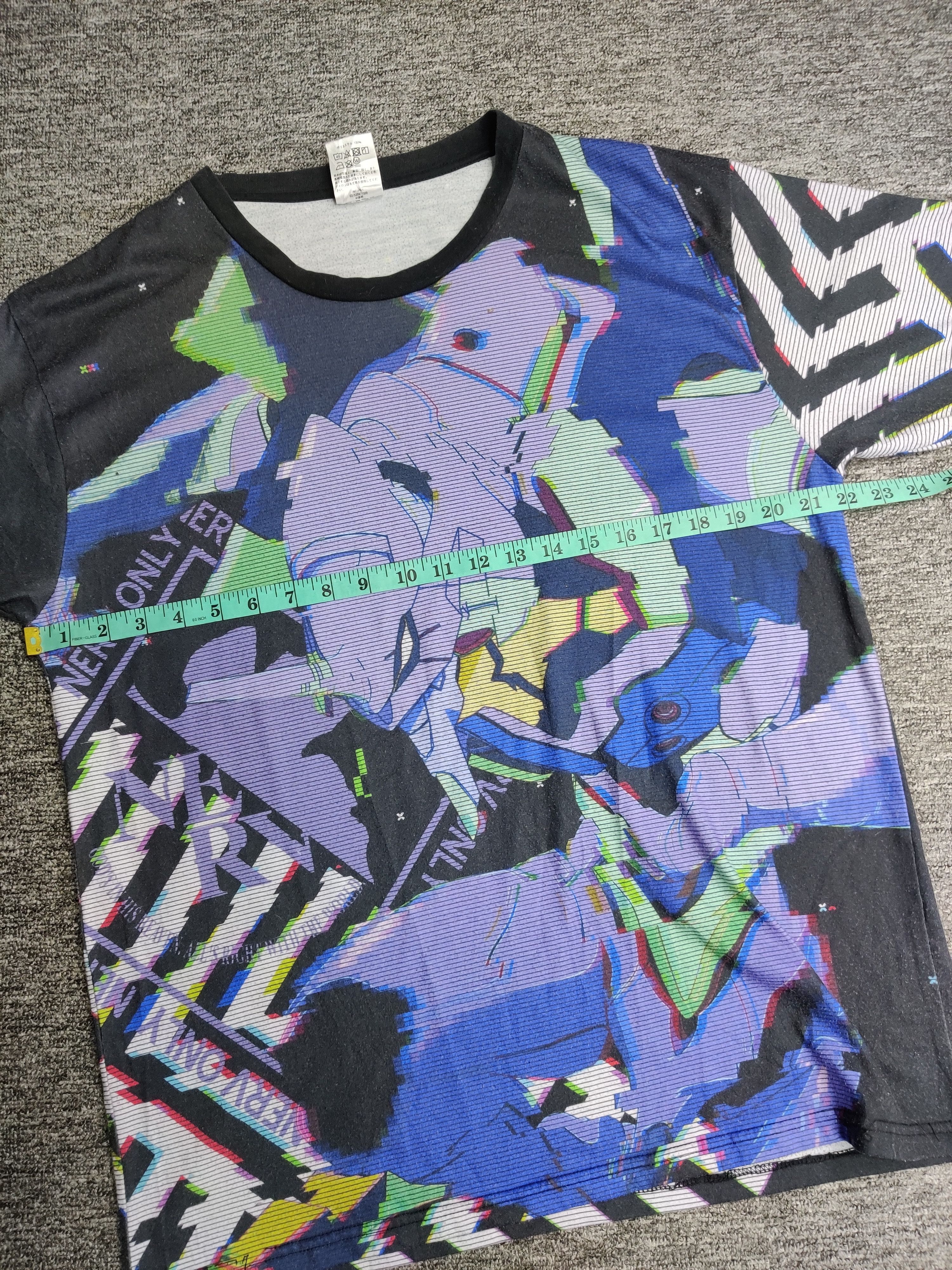 Anime Vintage Evangelion Nerv Eva-01 Overprint Tee Tshirt Size US XL / EU 56 / 4 - 8 Thumbnail