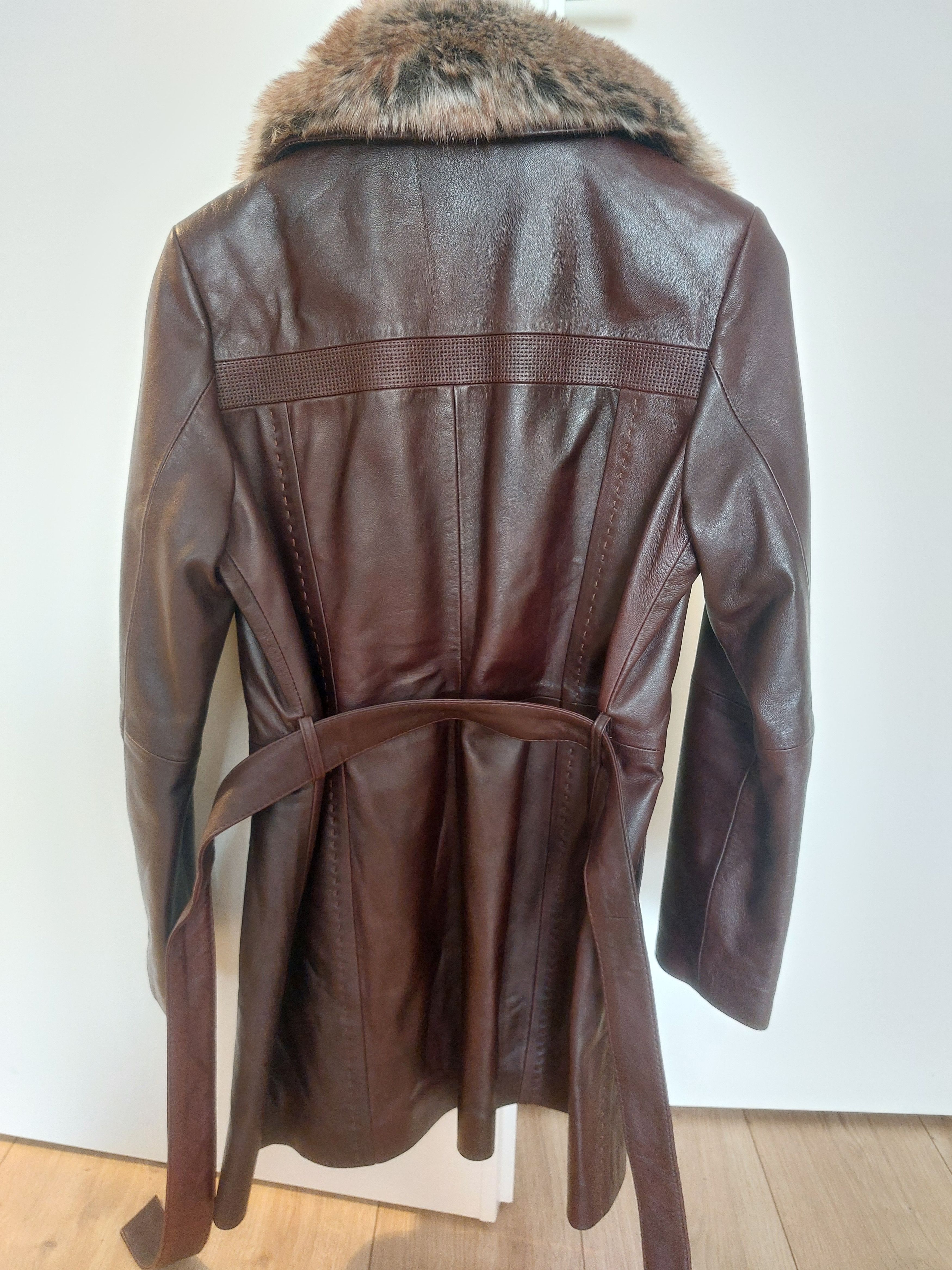 Other Halflong soft leather coat from Derimod, 38 Size M / US 6-8 / IT 42-44 - 4 Thumbnail