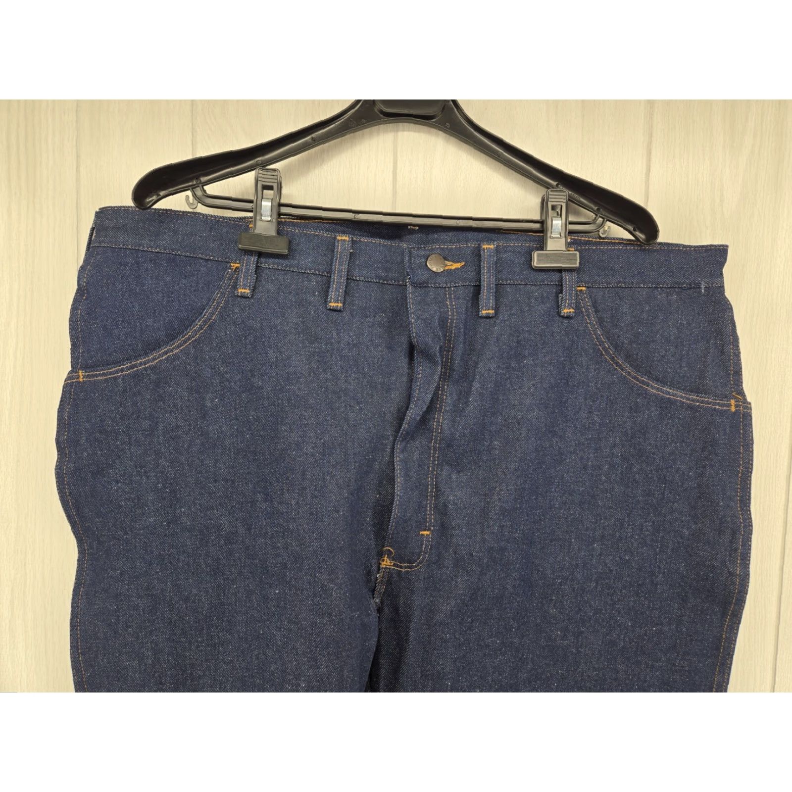 Denime VINTAGE Rustler Mens 44x30 Regular Fit Heavy Denim Jeans Western Work NWT Shirt? Size US 44 / EU 60 - 7 Thumbnail