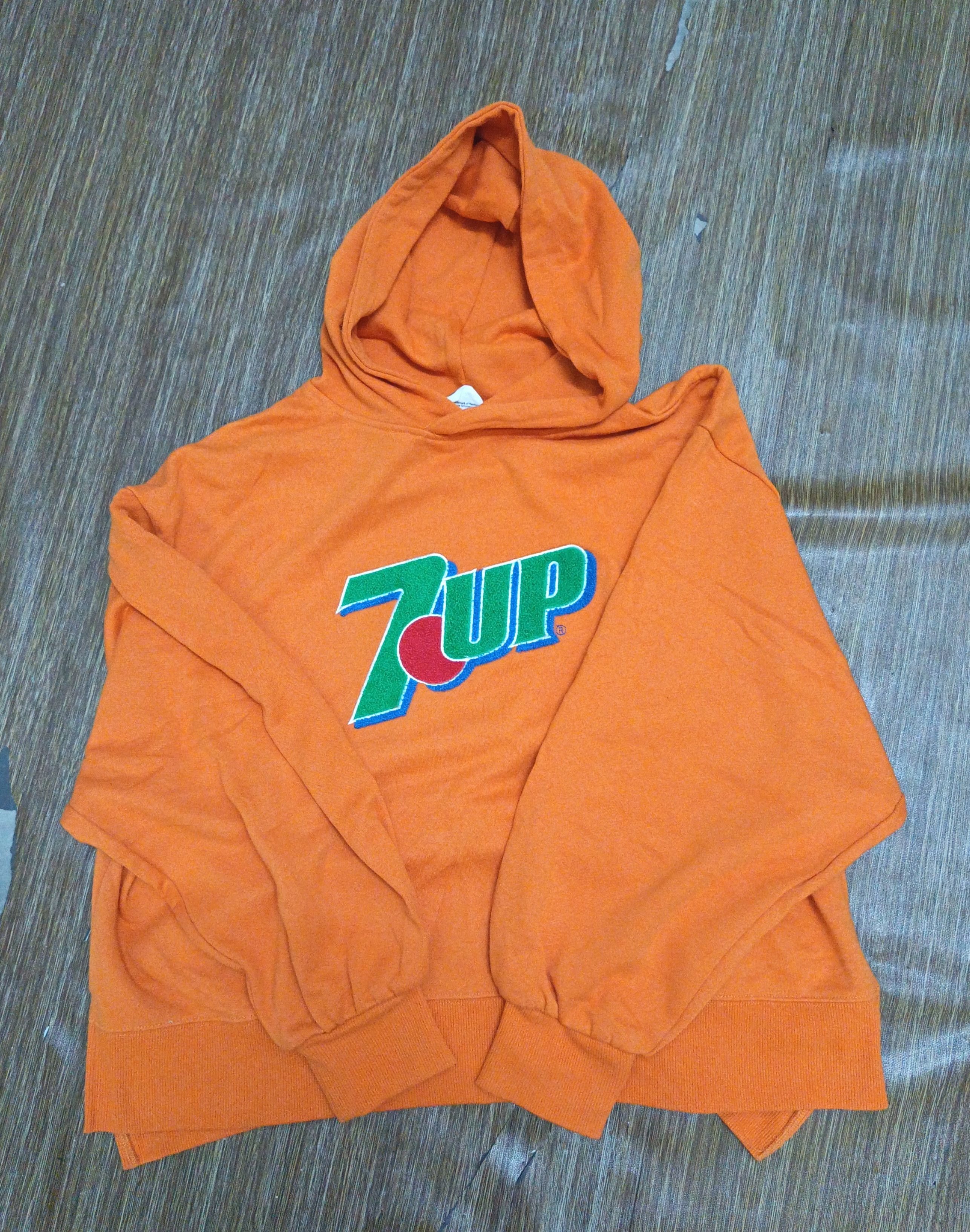 Vintage Ladies Baggy 7up hoodie Size XL / US 12-14 / IT 48-50 - 1 Thumbnail