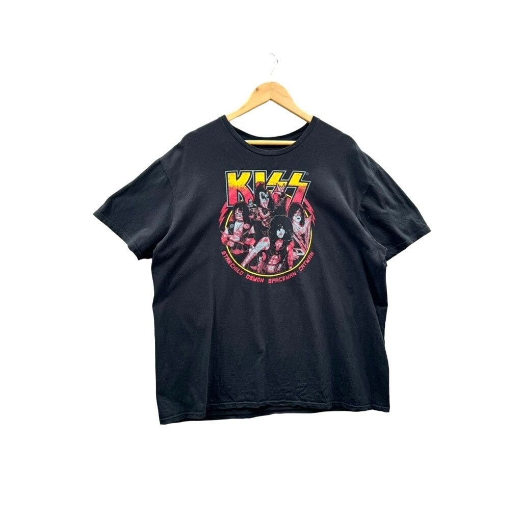 Band Tees × KISS KISS Retro Graphic Band T-Shirt Size US XXL / EU 58 / 5 - 1 Thumbnail