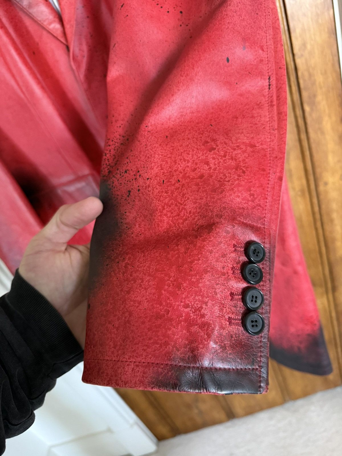 Calvin Klein 205W39NYC Holy Grail FW18 Calvin Klein 205w39nyc leather tench jacket Size US L / EU 52-54 / 3 - 16 Thumbnail