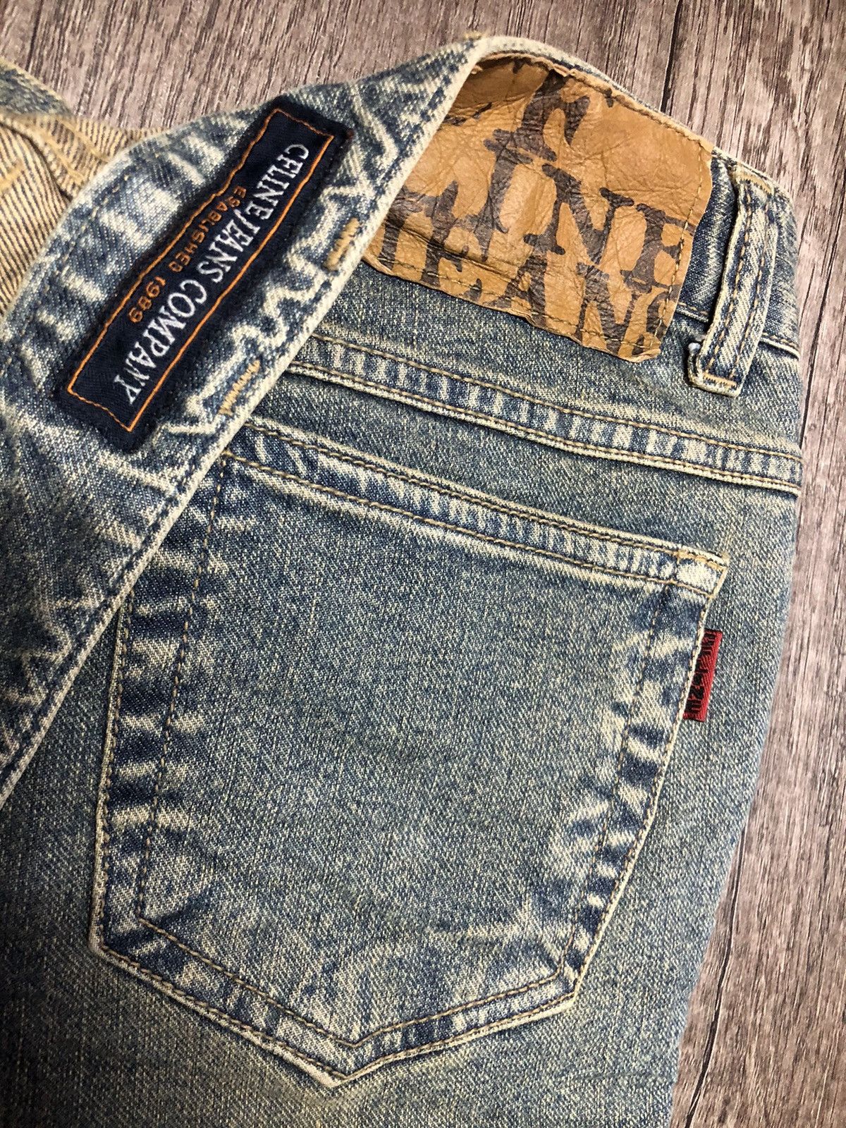 Designer × Japanese Brand × Vintage CF LINE FLARED BOOTCUT JEANS COMPANY Size 29" - 13 Thumbnail