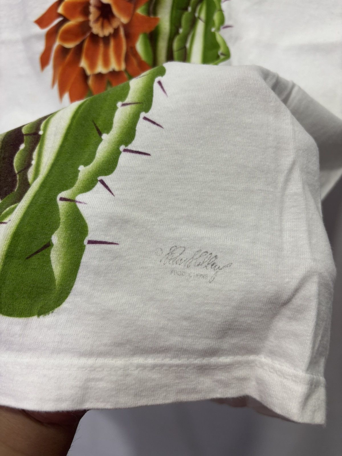 Vintage Vintage Flower Cactus Tshirt Size US S / EU 44-46 / 1 - 2 Thumbnail