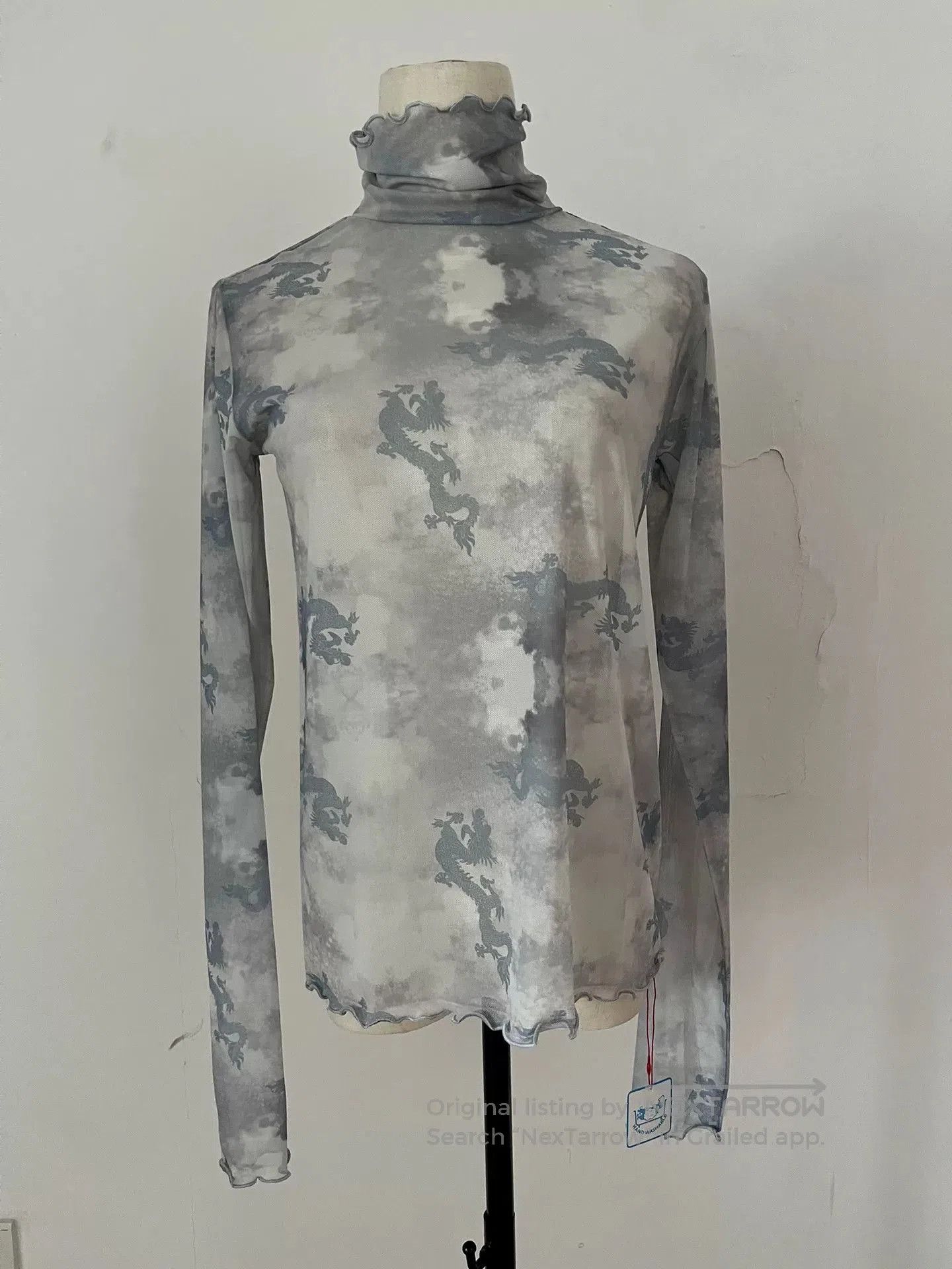 Vivienne Tam Dragon Mesh Top.