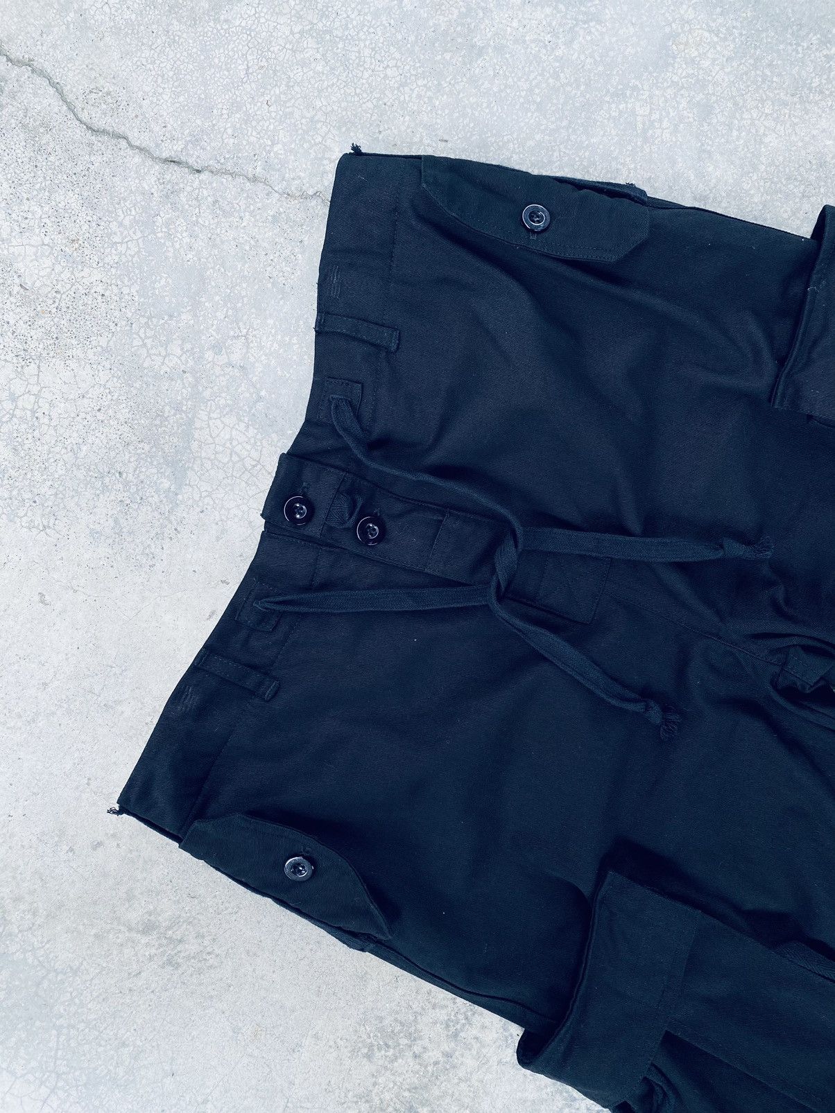 Japanese Brand Vintage Black Barcara Bondage Cargo Pants Size US 34 / EU 50 - 10 Thumbnail