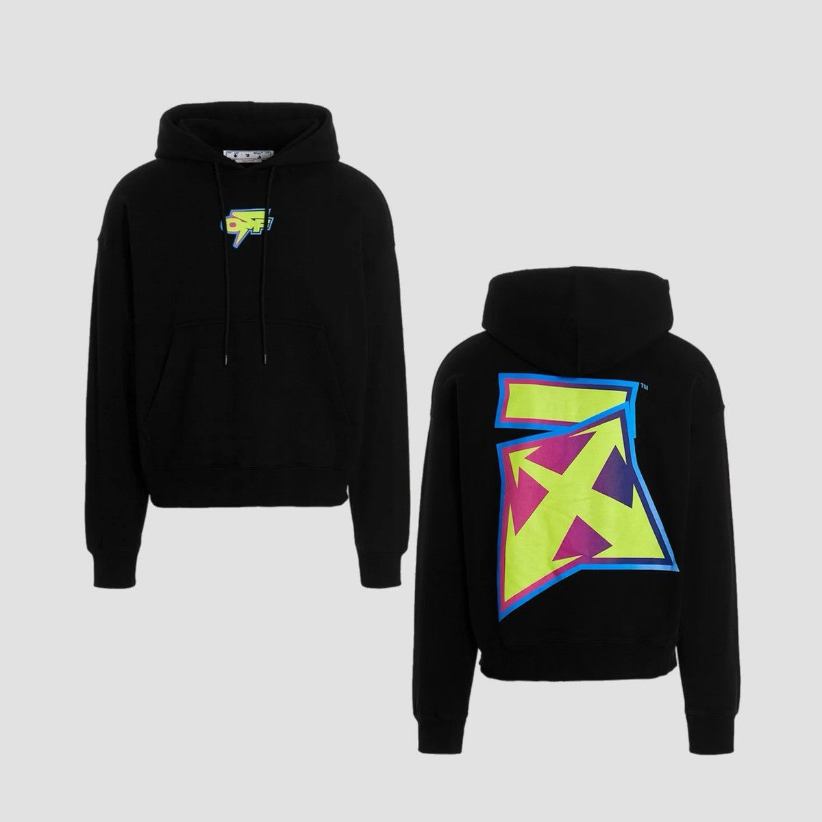 Off-White Off-White Degrade Thund Arrows Hoodie Size US M / EU 48-50 / 2 - 3 Thumbnail