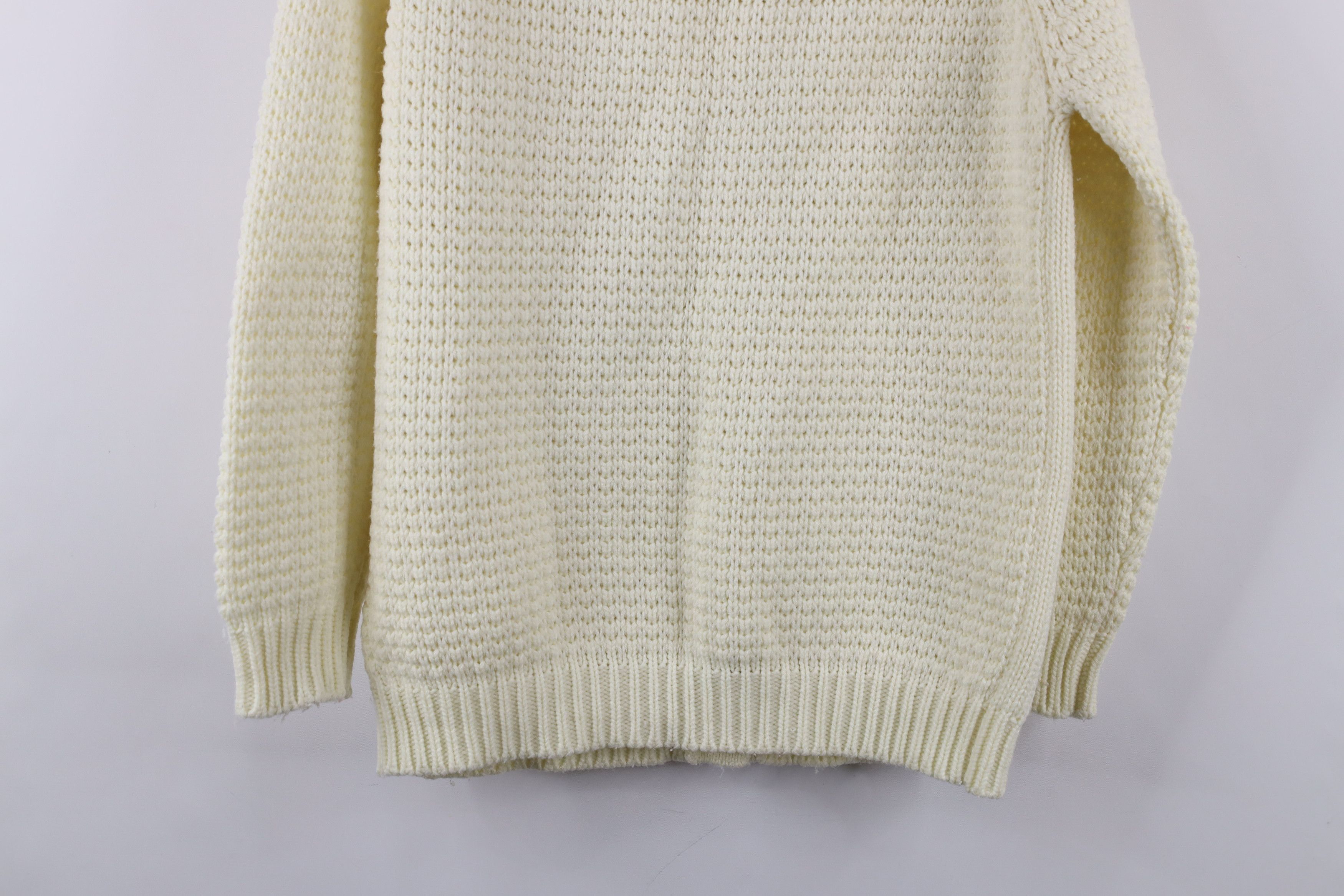 Vintage Vintage 60s 70s Streetwear Fisherman Knit Cardigan Sweater Size M / US 6-8 / IT 42-44 - 13 Thumbnail