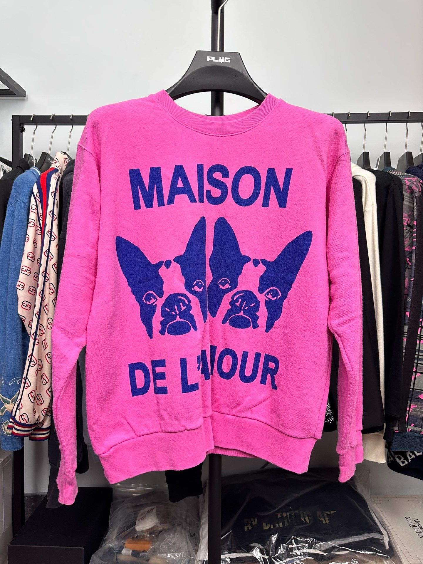Gucci Gucci Fadou Boston Terrier Rhinestone Logo Sweatshirt Size US S / EU 44-46 / 1 - 1 Thumbnail