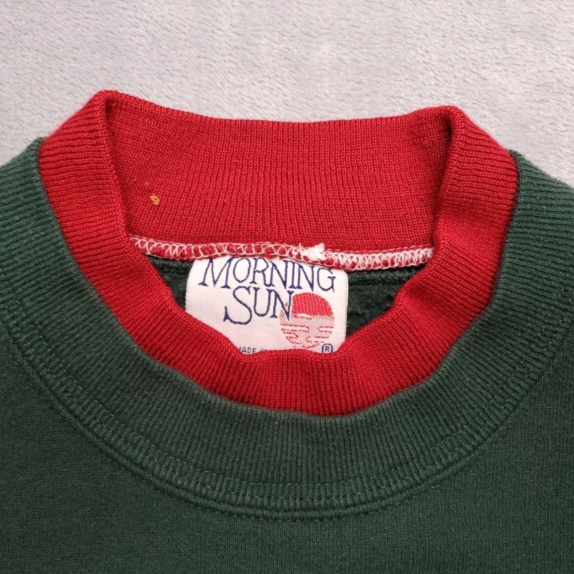 Vintage VINTAGE Morning Sun Sweatshirt Women L Green Country Harvest Cottage 90s Made in USA Size L / US 10 / IT 46 - 5 Thumbnail