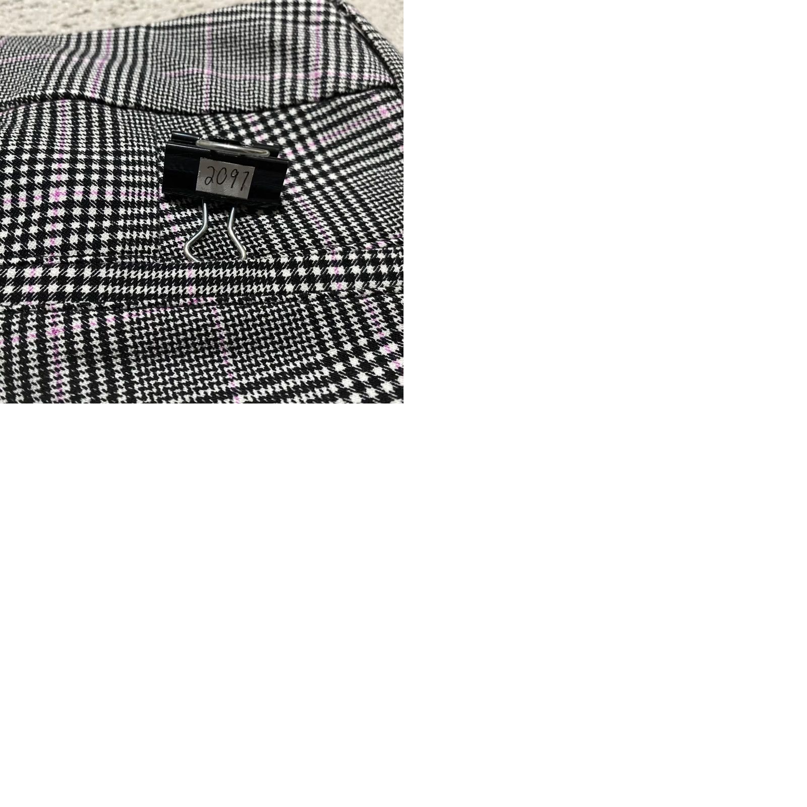 Old Navy Old Navy Pixie Skinny Pants Gray Plaid Women's 2 Mid Rise Ankle Pockets Baggy? Size 26" / US 2 / IT 38 - 9 Thumbnail