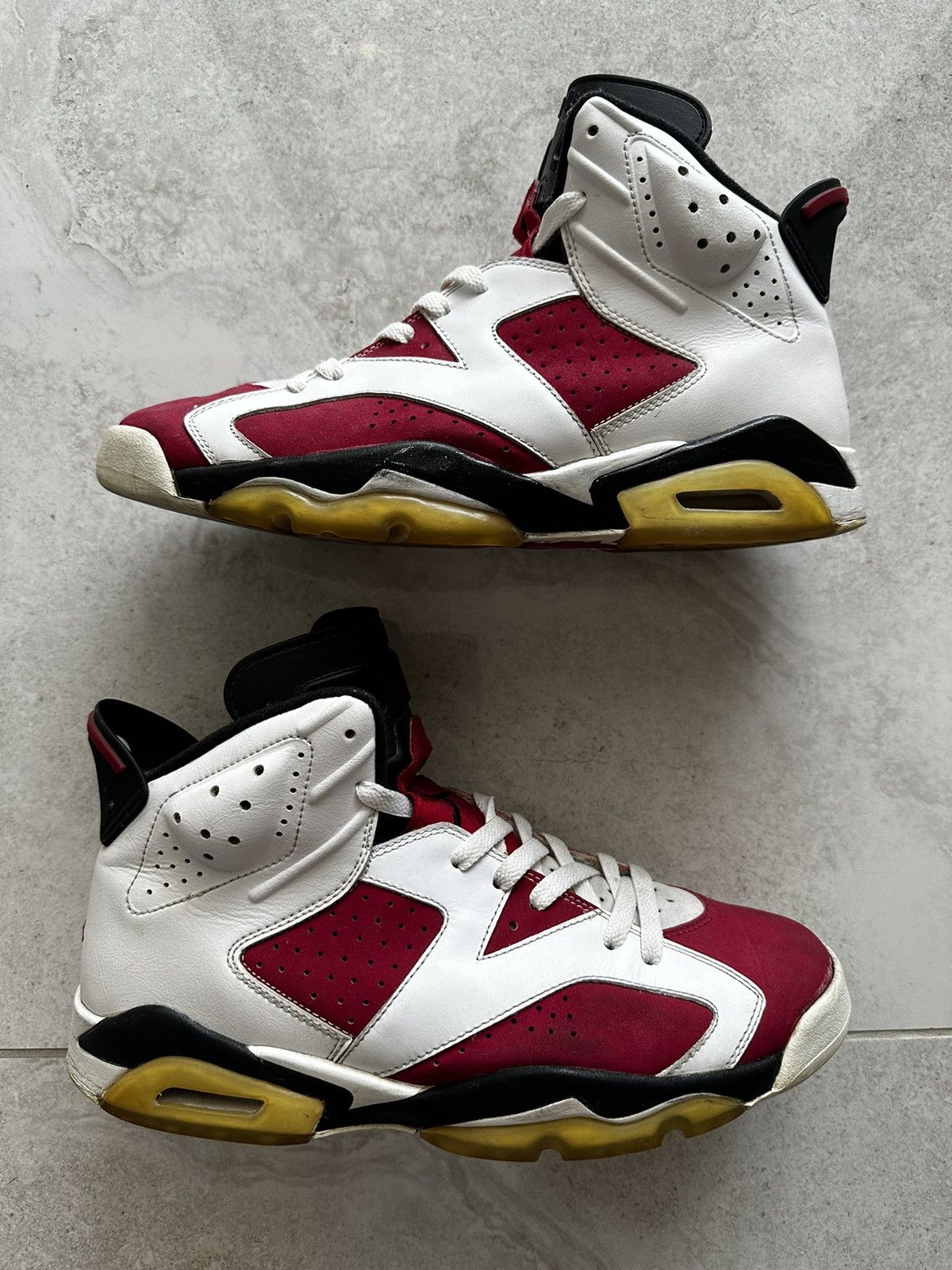 image of Jordan Brand 7 Carmine Cdp 2008 Shoes in White, Men's (Size 10)