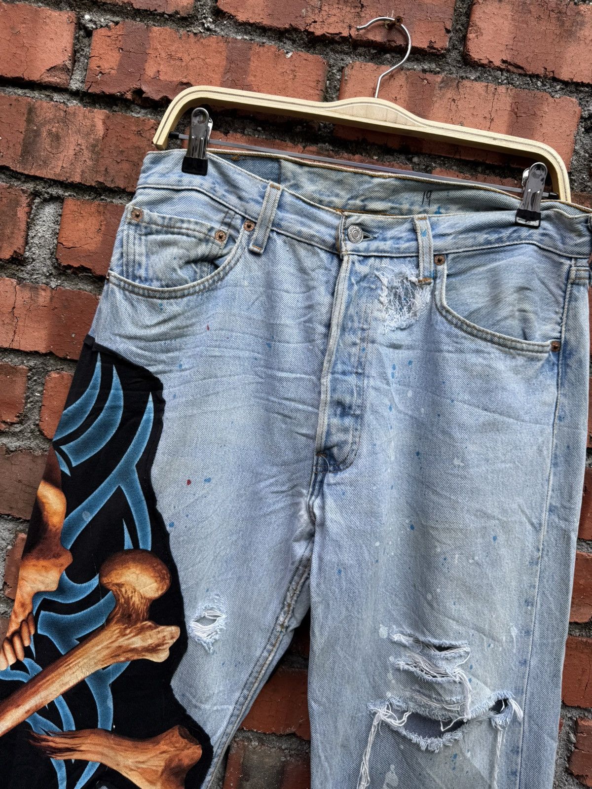 Levi's Vintage Clothing W33x34 vintage levi’s 501 made in USA custome 90s Size US 33 - 5 Thumbnail
