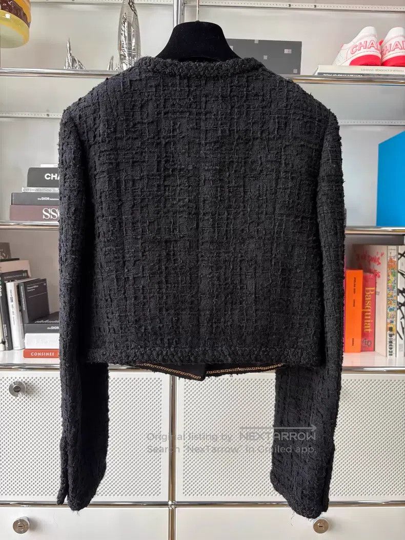 Chanel Chanel 20B autumn and winter preview series black tweed fi Size XS / US 0-2 / IT 36-38 - 3 Thumbnail