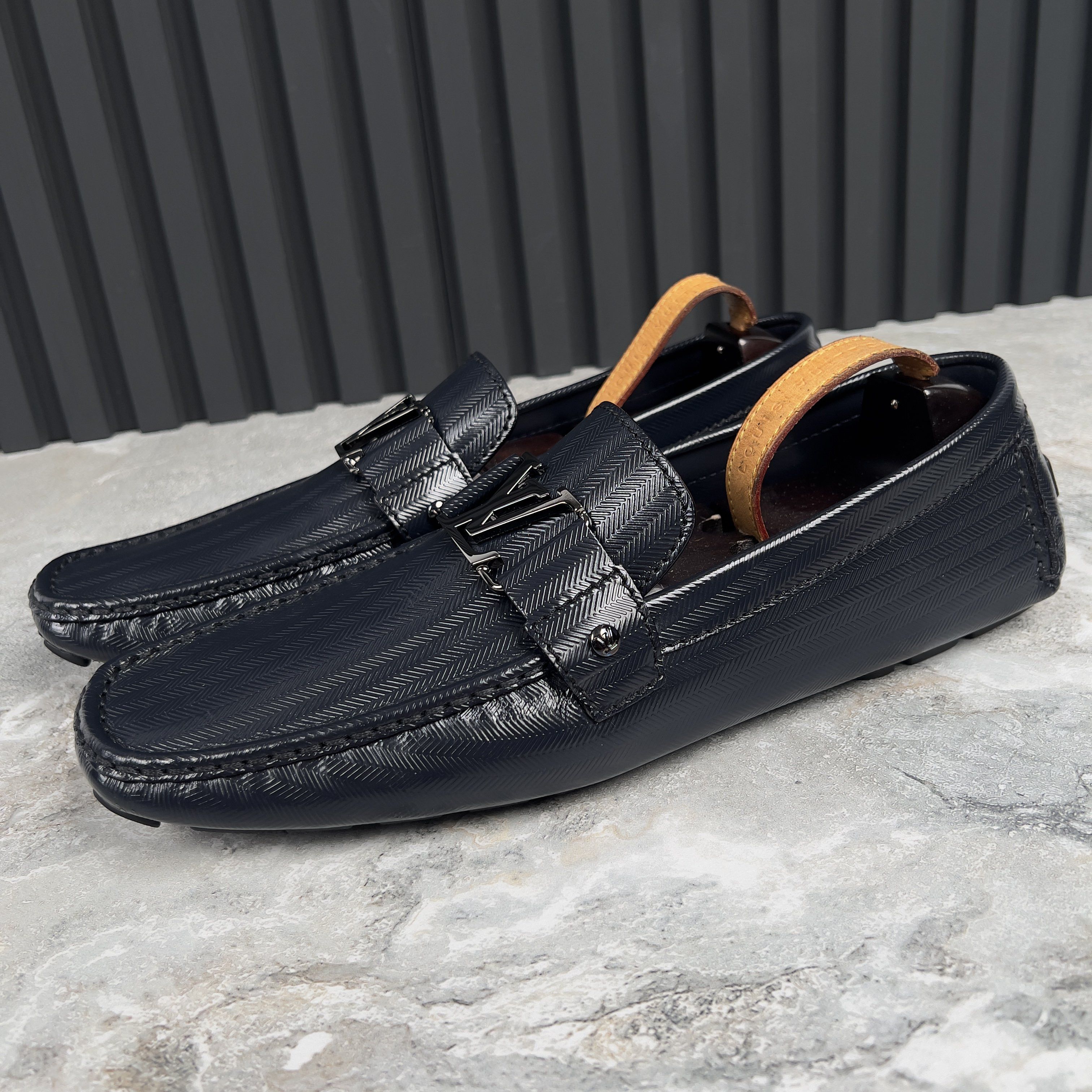 Louis Vuitton Louis Vuitton Monte Carlo Moccasins Glazed Leather Size US 12.5 / EU 45-46 - 5 Thumbnail