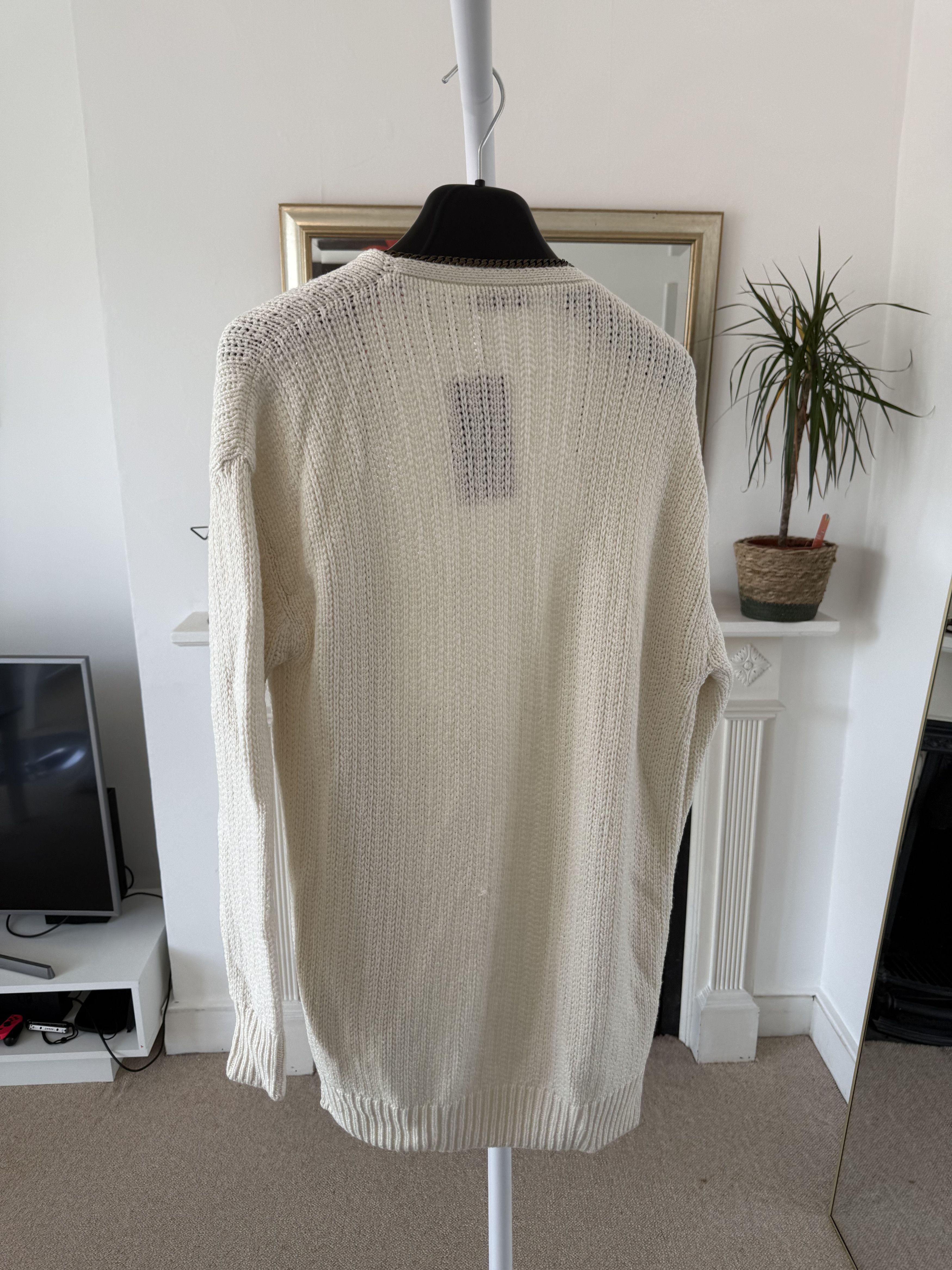 Saint Laurent Paris Saint Laurent Chain Open Knit Sweater Size XS / US 0-2 / IT 36-38 - 6 Thumbnail
