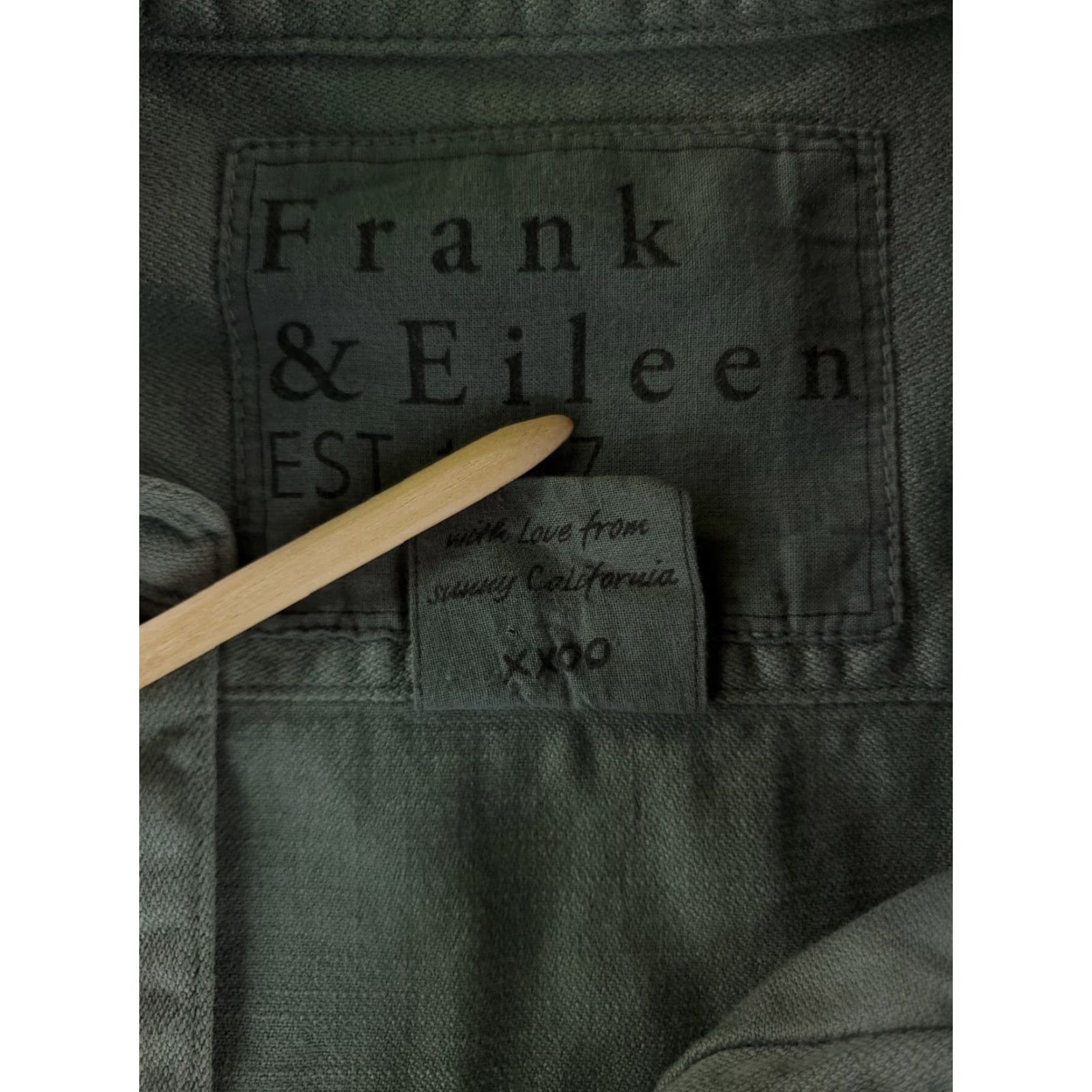 Frank & Eileen Frank & Eileen Green Distressed Long Sleeve Women's Button-Up L User: Frank & Eileen Green Distressed Long Sleeve Button-Up Women's L Size L / US 10 / IT 46 - 3 Thumbnail