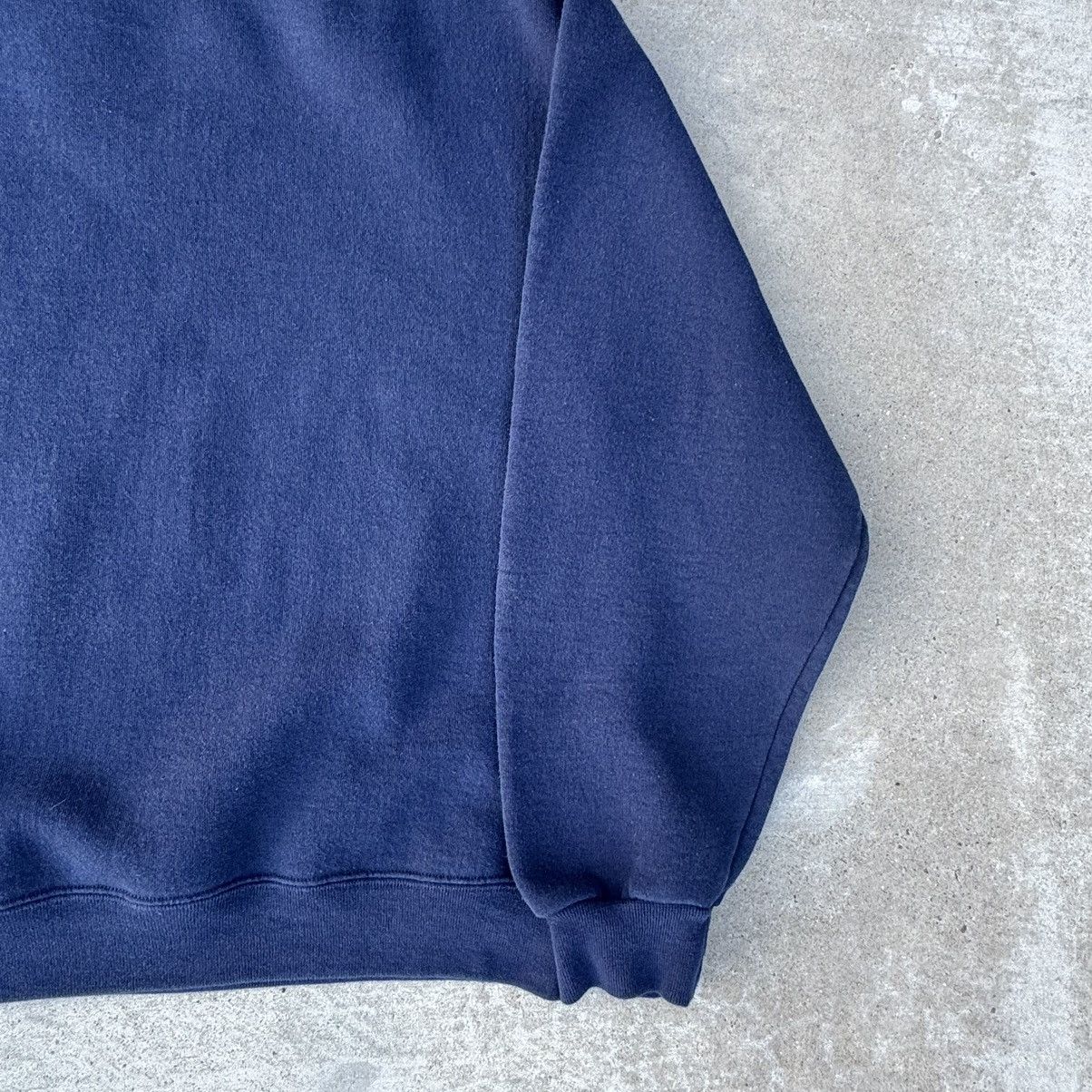 Nike × Russell Athletic × Stussy Vintage 90s Blue Essential Russel Crewneck Boxy Medium Size US M / EU 48-50 / 2 - 10 Thumbnail