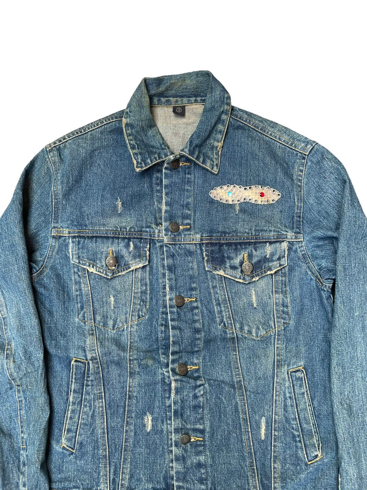 Other Japanesse Brand Denim Distresed Jacket Size US M / EU 48-50 / 2 - 3 Thumbnail