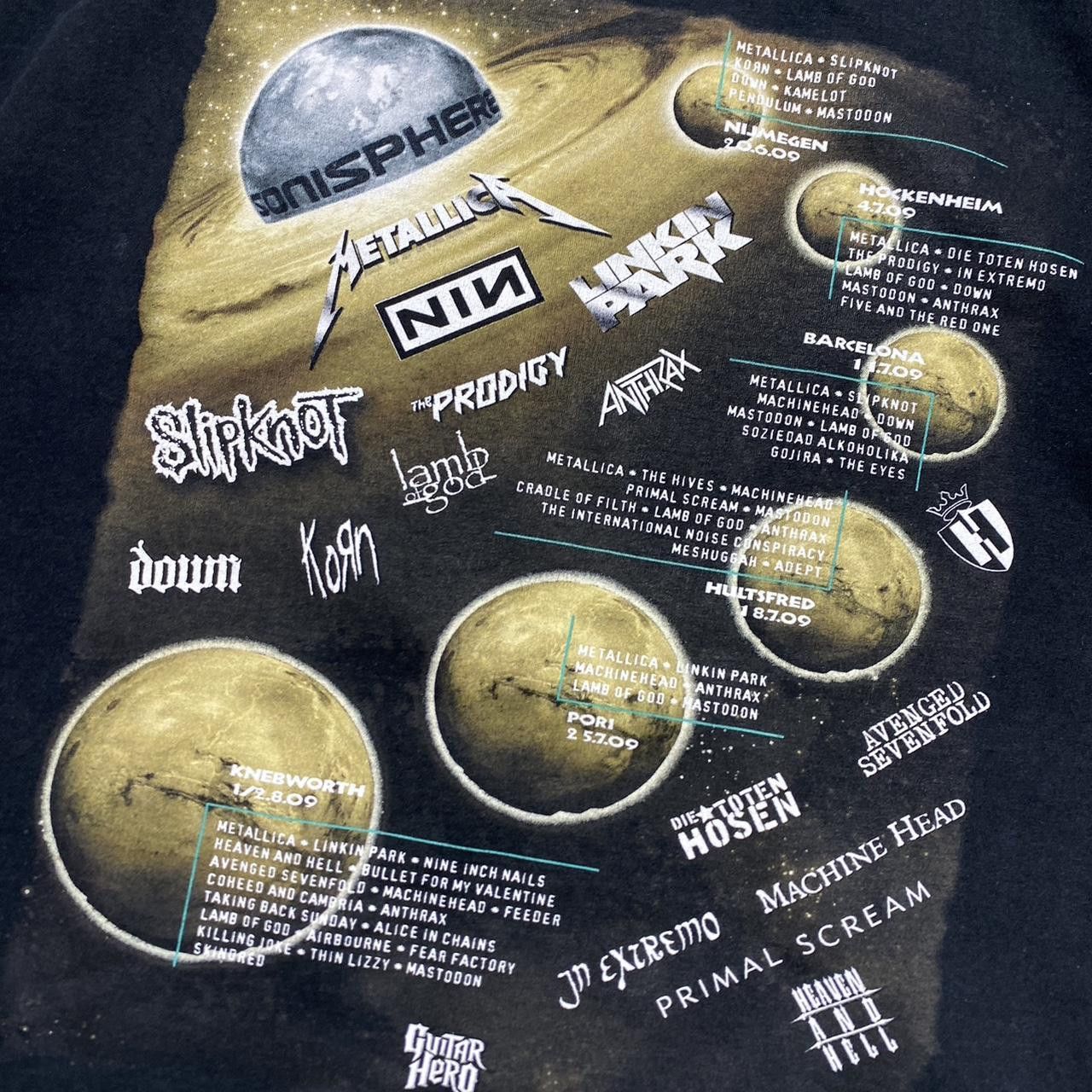 Fruit Of The Loom 2009 Sonisphere Festival Band Tee Black XL Size US XL / EU 56 / 4 - 6 Thumbnail
