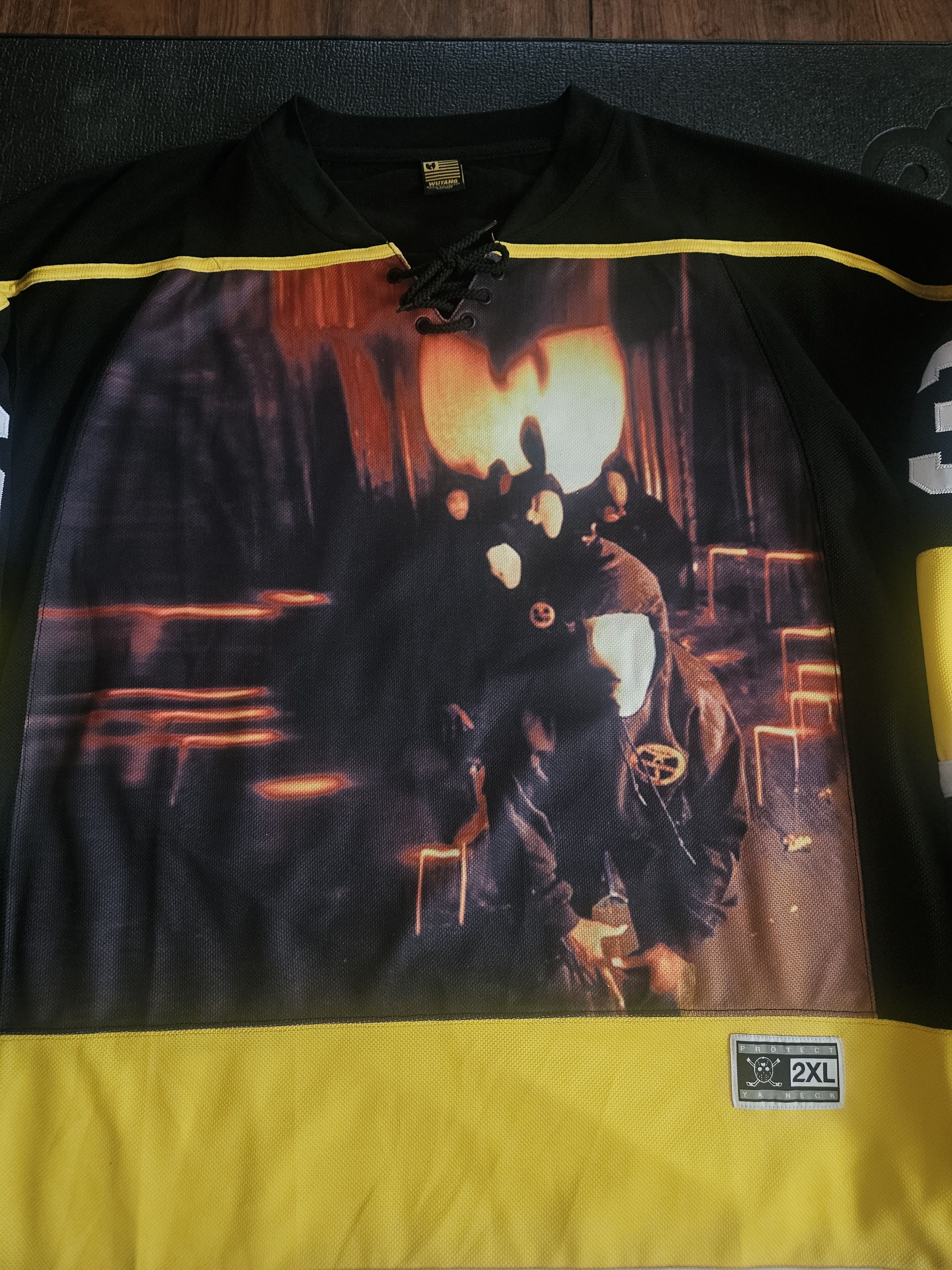 Wu-Tang Clan Wu-Tang Clan 36 Chambers Jersey Hoodie - Size XL - RARE! Size US XXL / EU 58 / 5 - 3 Thumbnail
