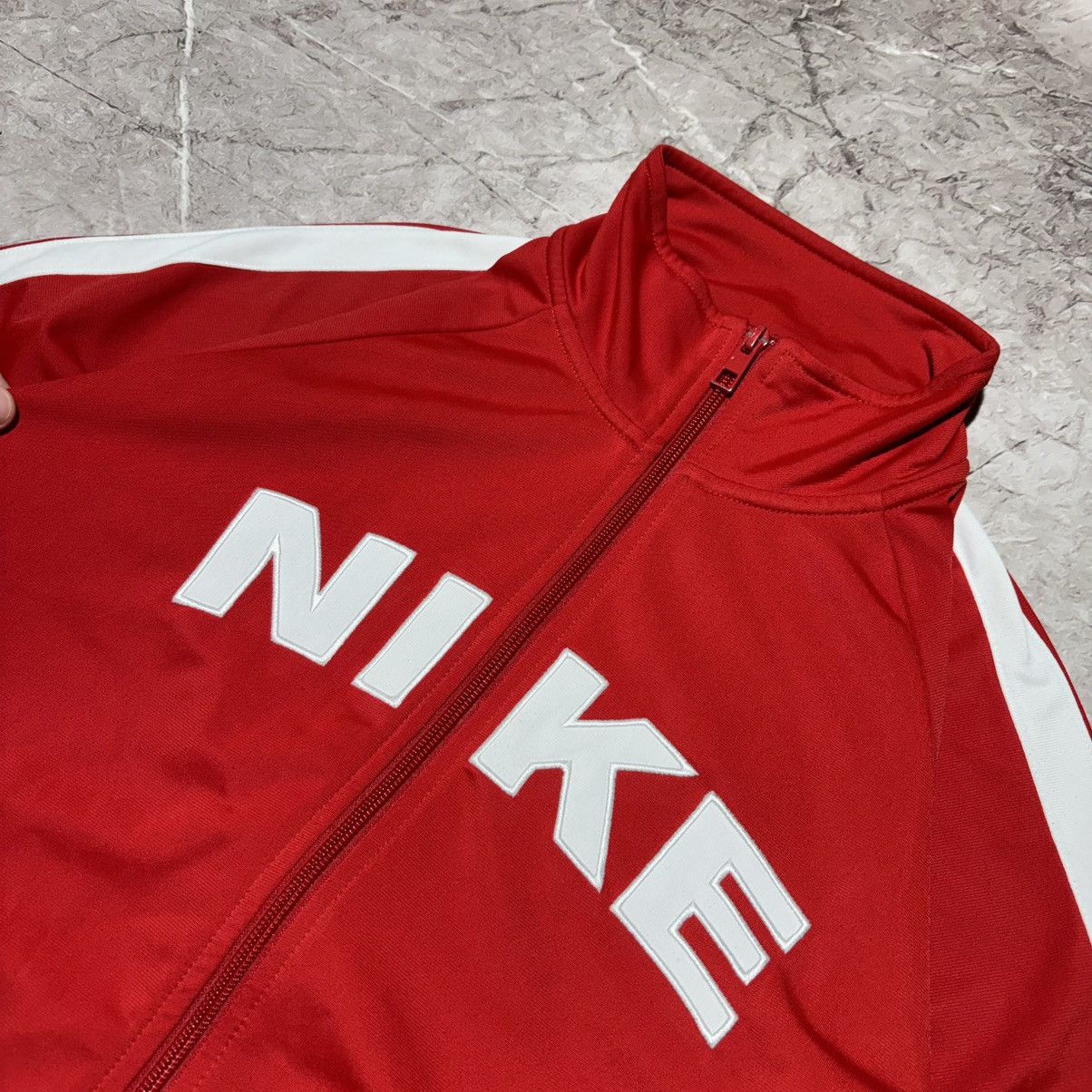 Nike Vintage Nike Big Logo Track Jacket Size US L / EU 52-54 / 3 - 3 Thumbnail