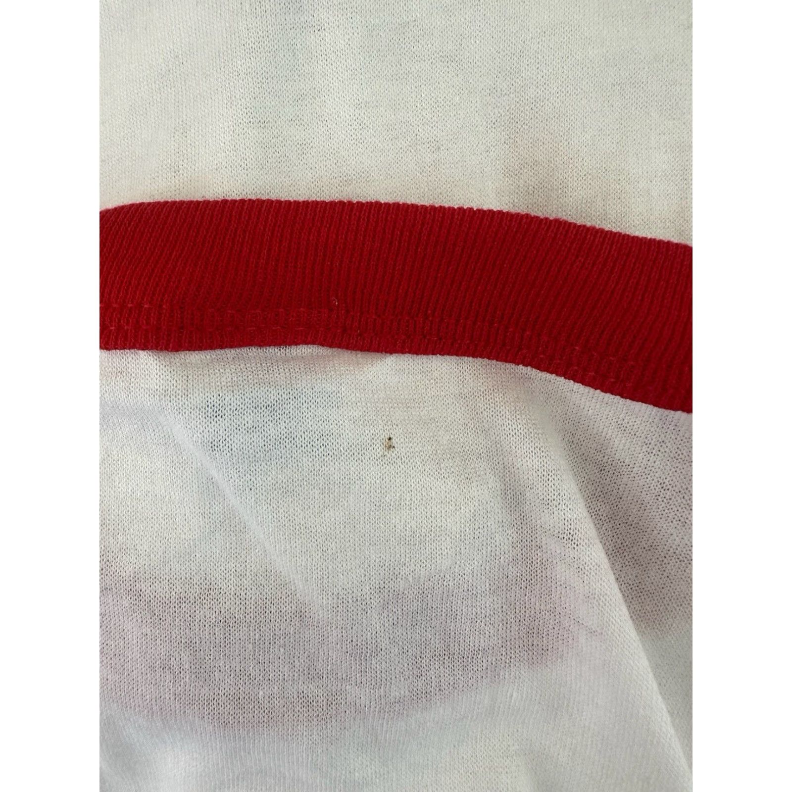 Russell Athletic VINTAGE Russell Athletic T-Shirt Mens L White 90s Oak Hills High School Ringer Tee Deadstock NWT Made in USA Size US L / EU 52-54 / 3 - 6 Thumbnail