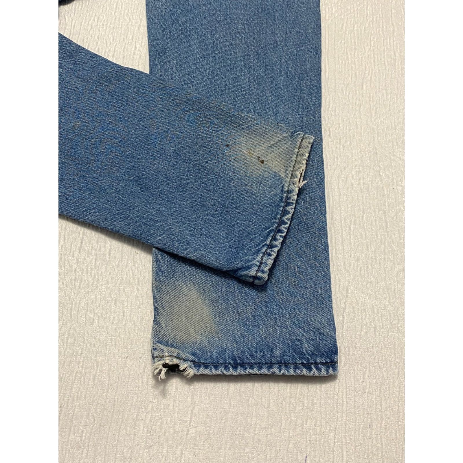 Carhartt Carhartt Jeans - 34x34 - Blue - Lined - 5-Pocket - Denim - Straight - Relaxed - B155 DST - Men's - 34in inseam Size US 34 / EU 50 - 5 Thumbnail