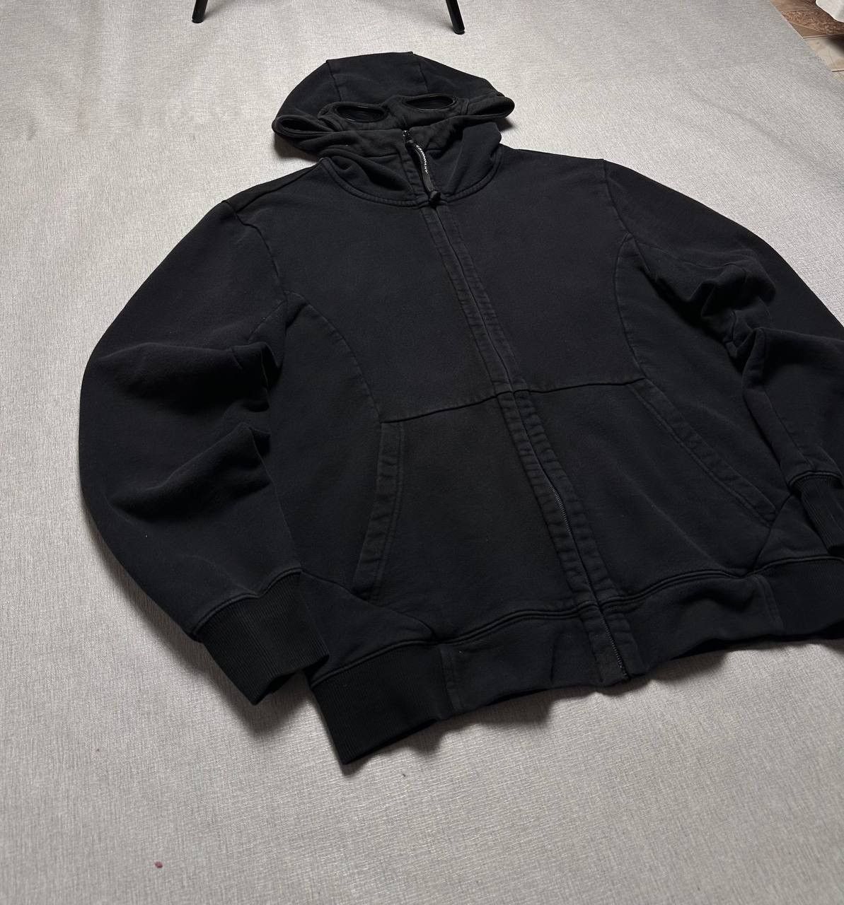 C.P. Company C.P. Company Diagonal Raised Fleece Goggle Full Zip Hoodie Size US L / EU 52-54 / 3 - 2 Thumbnail