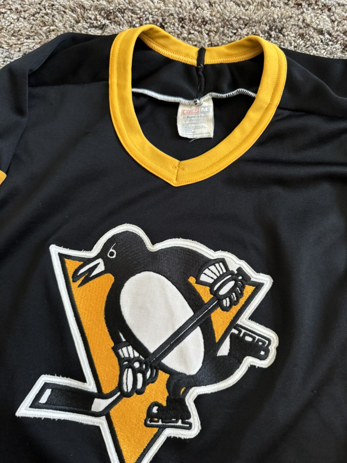 Vintage Pittsburgh Penguins vintage hockey jersey Size US L / EU 52-54 / 3 - 2 Thumbnail
