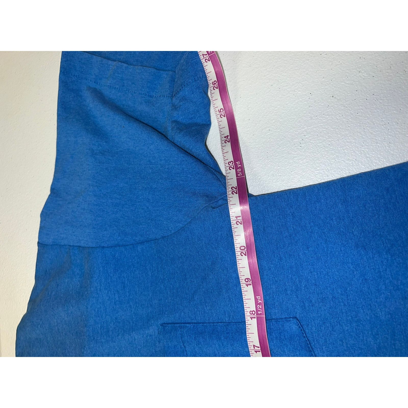 Vintage 90s Vintage BVD Premium Blue Blank Shirt Tee RIP Tear pit XL Size US XL / EU 56 / 4 - 10 Thumbnail