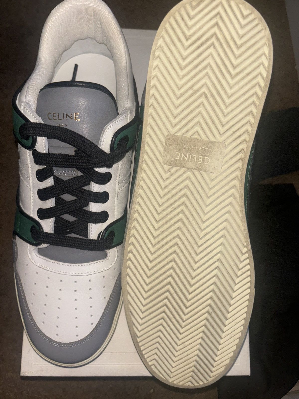 Celine Celine Leather Sneakers Size US 10 / EU 43 - 4 Thumbnail