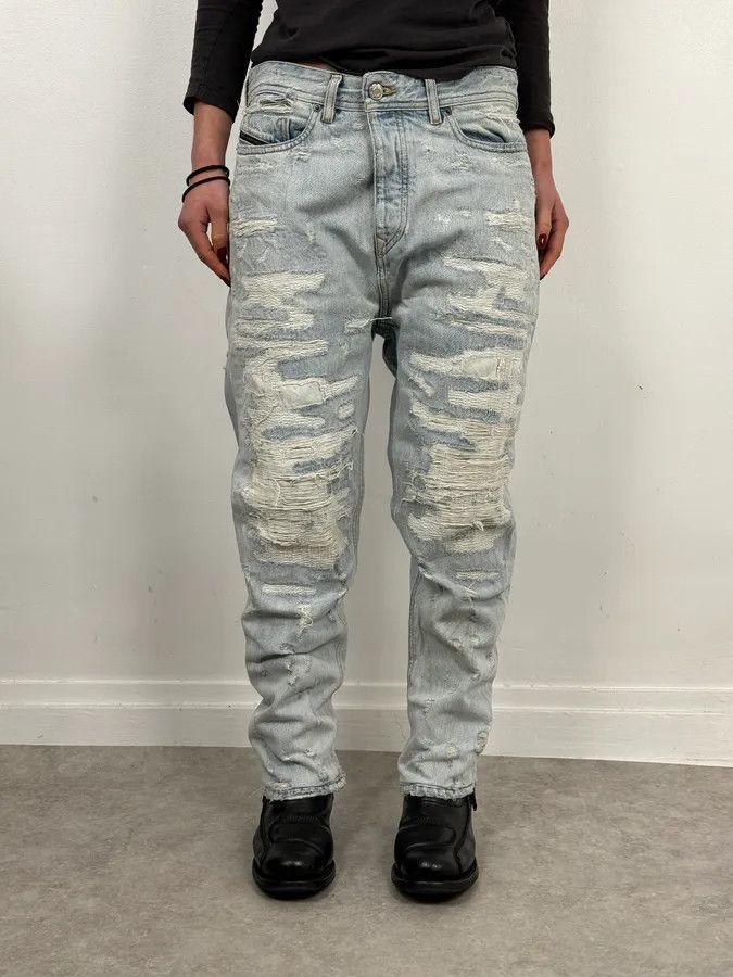 Diesel Diesel Blue Distressed Denim Jeans Size US 32 / EU 48 - 1 Thumbnail