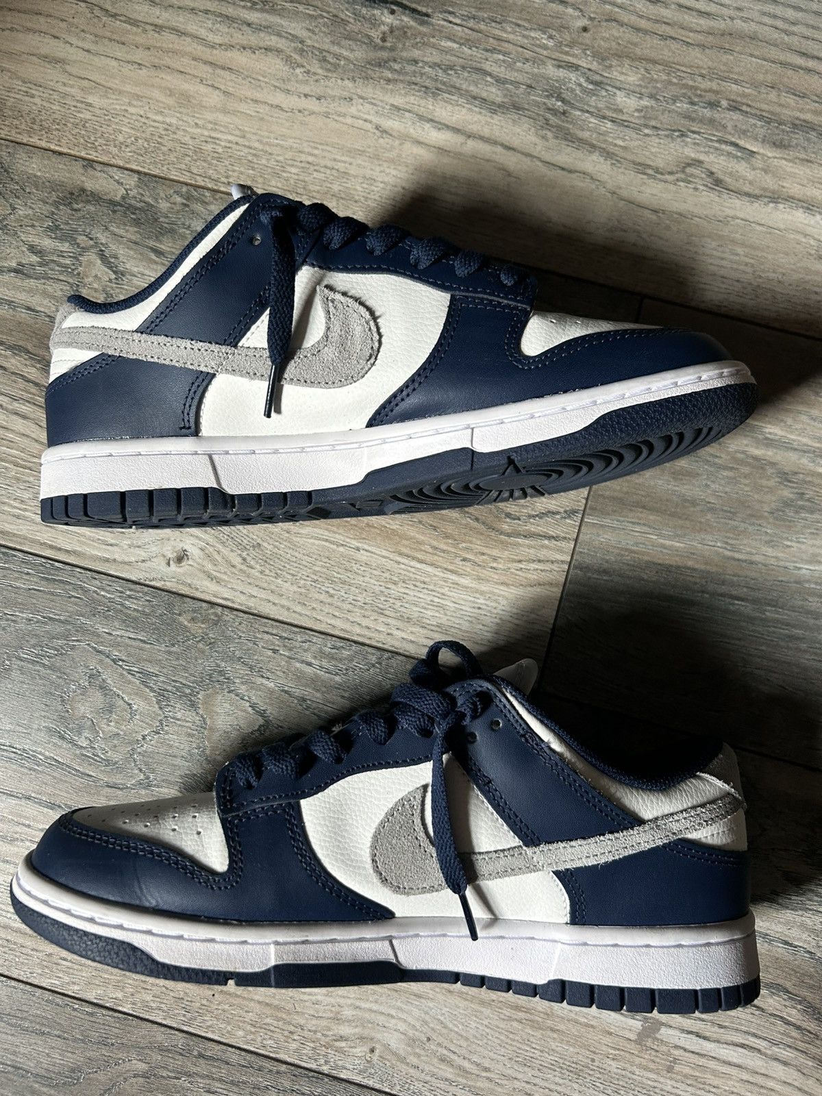 Nike Nike Dunk Low 'Midnight Navy Smoke Grey' Size US 8 / EU 41 - 2 Thumbnail
