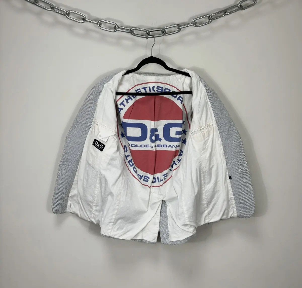 Dolce & Gabbana × Vintage Dolce & Gabbana Sports Men's Rare Luxury Blazer Jacket Coat Size 40R - 2 Thumbnail