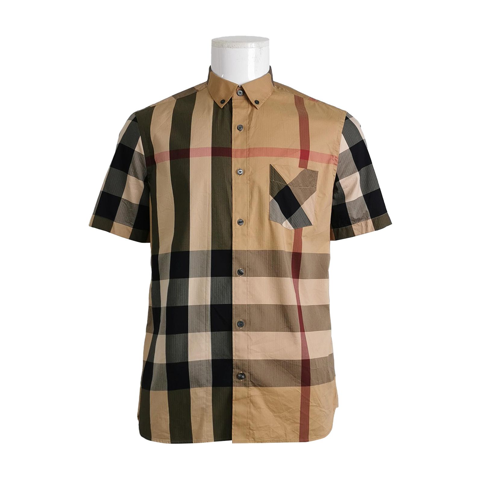 Burberry Burberry Colorblock Check Shirt Size L Size US L / EU 52-54 / 3 - 1 Thumbnail