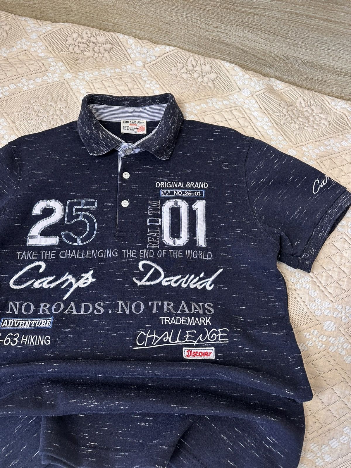 Polo Ralph Lauren 🔥 Camp David Vintage Chief Keef Y2K Ralph Lauren Polo Shirt Size US M / EU 48-50 / 2 - 2 Thumbnail