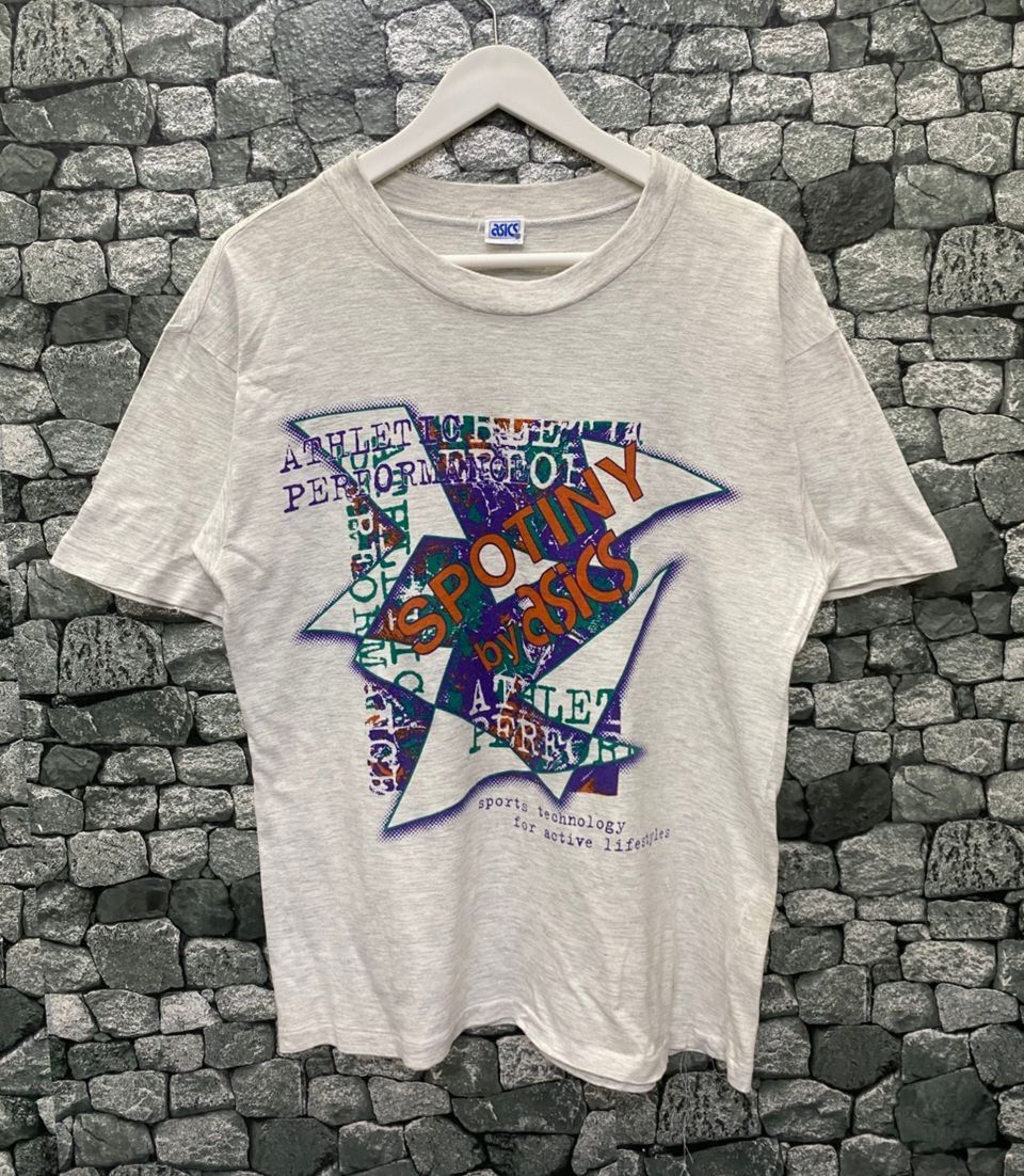 Asics Vintage 90s Sportiny by Asics Tshirt Size US M / EU 48-50 / 2 - 1 Thumbnail